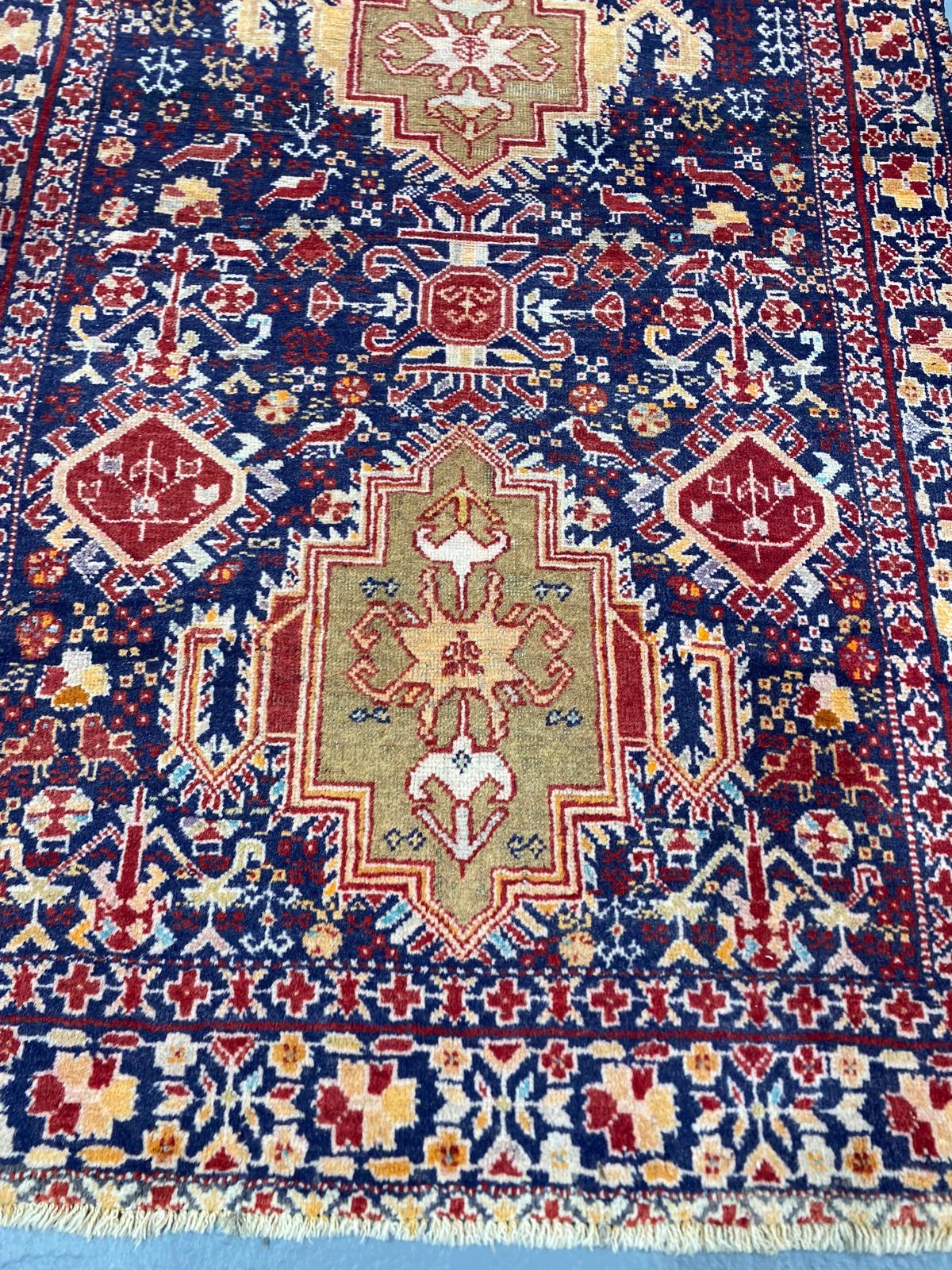 Oriental Handmade Vintage Rug  2'6" x 4'6" #21430