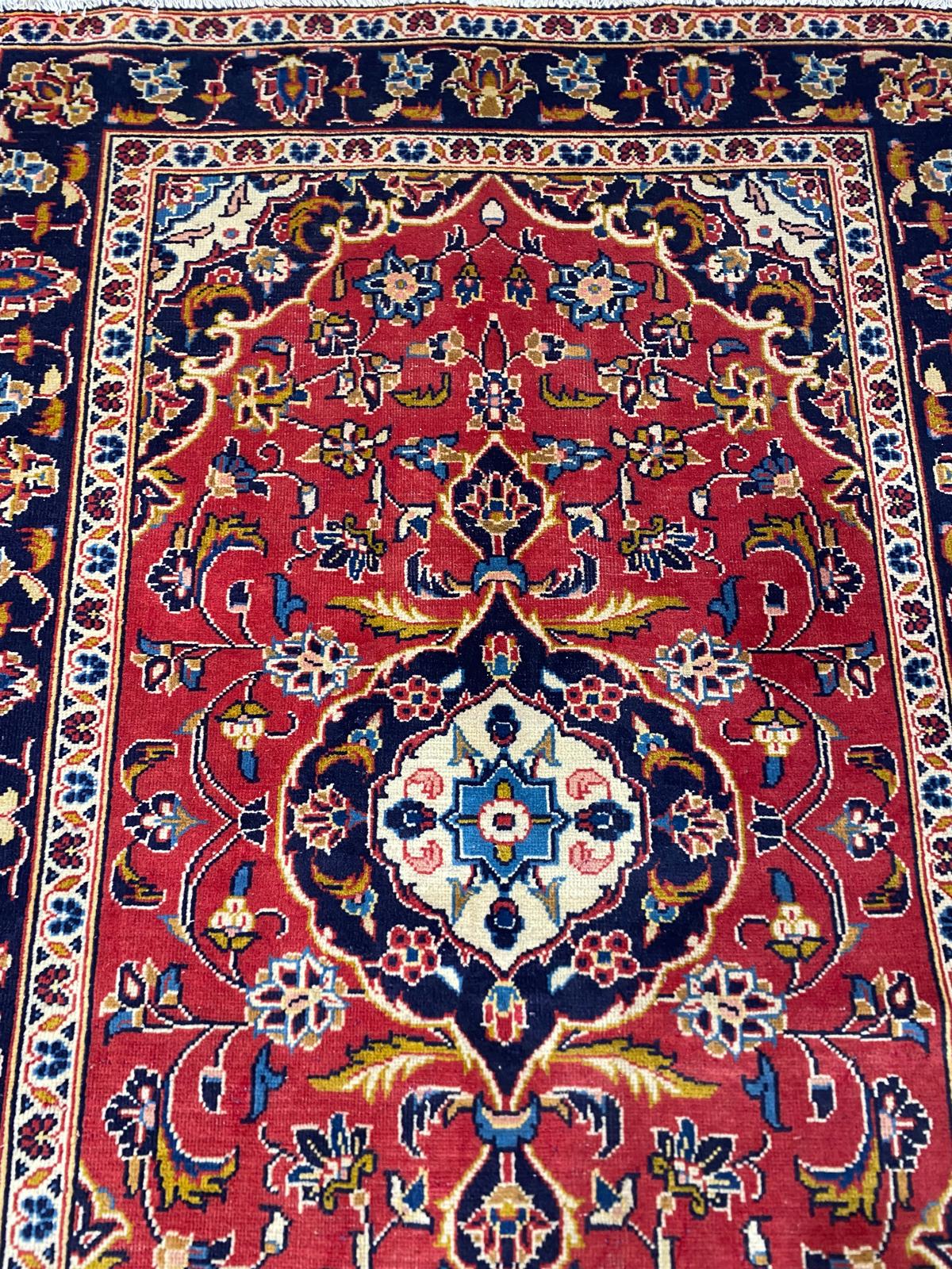 Oriental Handmade Vintage Rug 3'2" x 5'1" #21429