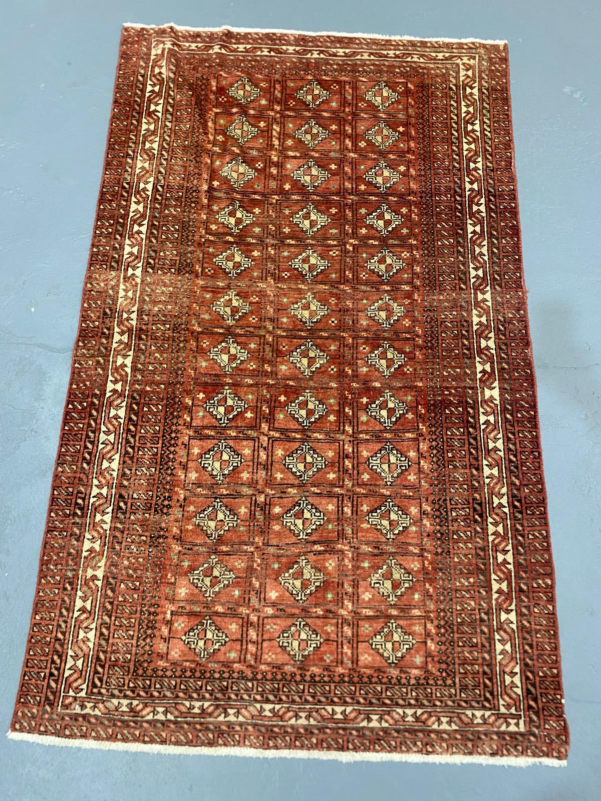 Oriental Handmade Vintage Rug  4' x 6'7" #21428