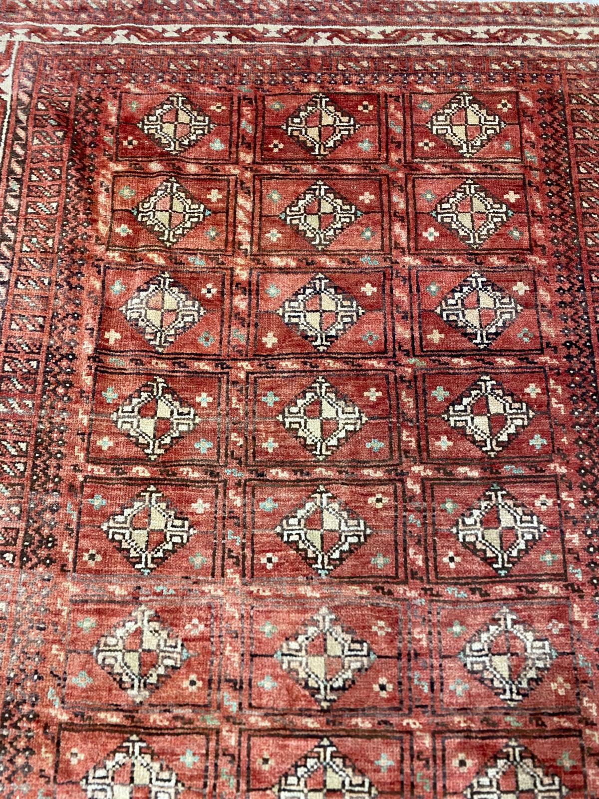 Oriental Handmade Vintage Rug  4' x 6'7" #21428