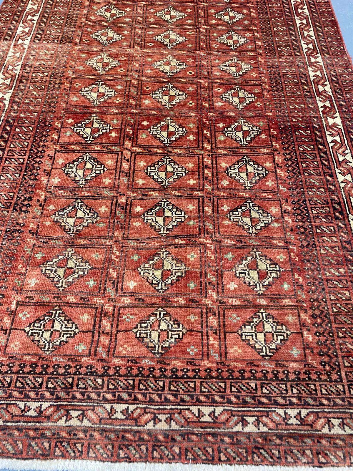 Oriental Handmade Vintage Rug  4' x 6'7" #21428