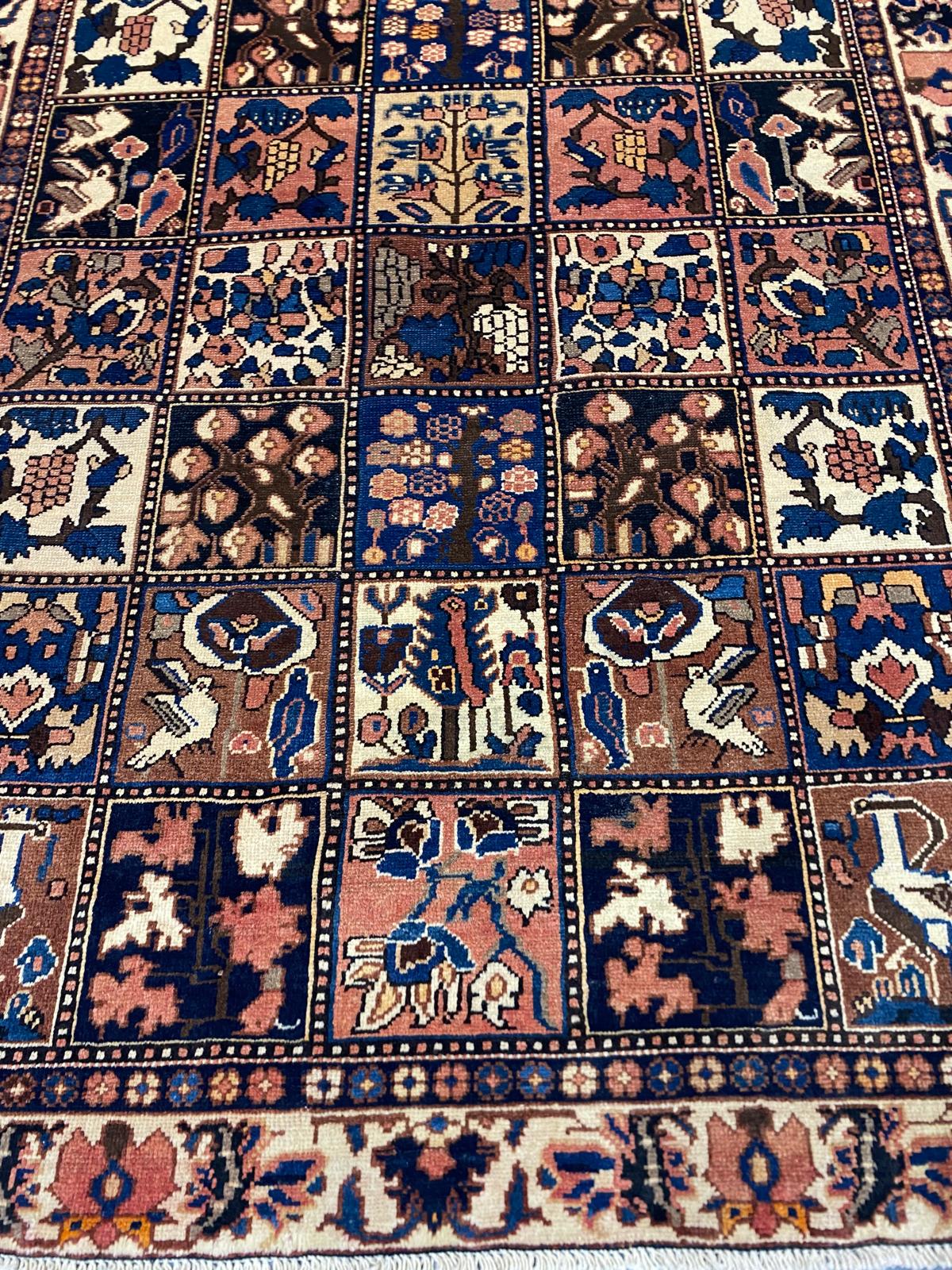 Oriental Handmade Vintage Rug  4'5" x 6'7" #21427