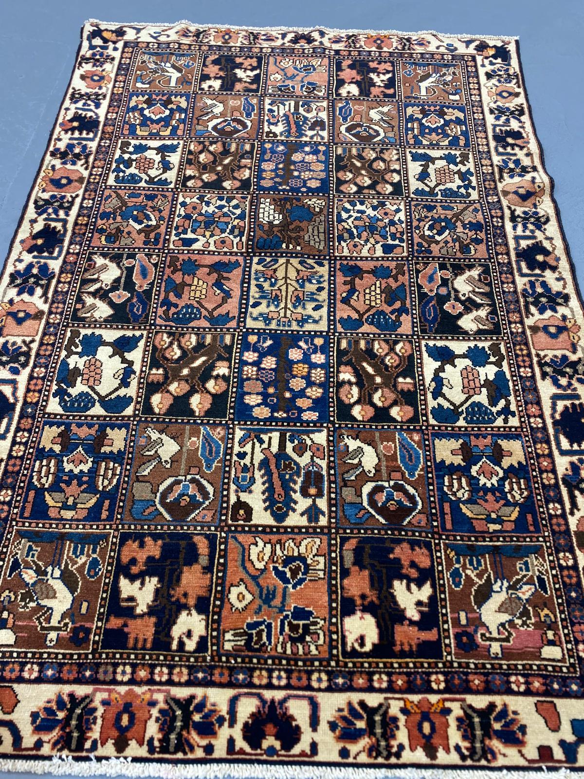 Oriental Handmade Vintage Rug  4'5" x 6'7" #21427