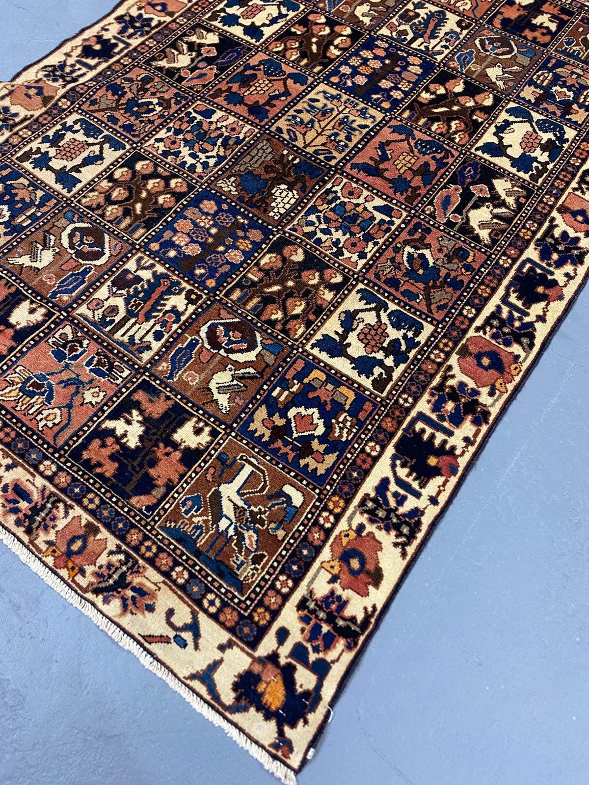 Oriental Handmade Vintage Rug  4'5" x 6'7" #21427