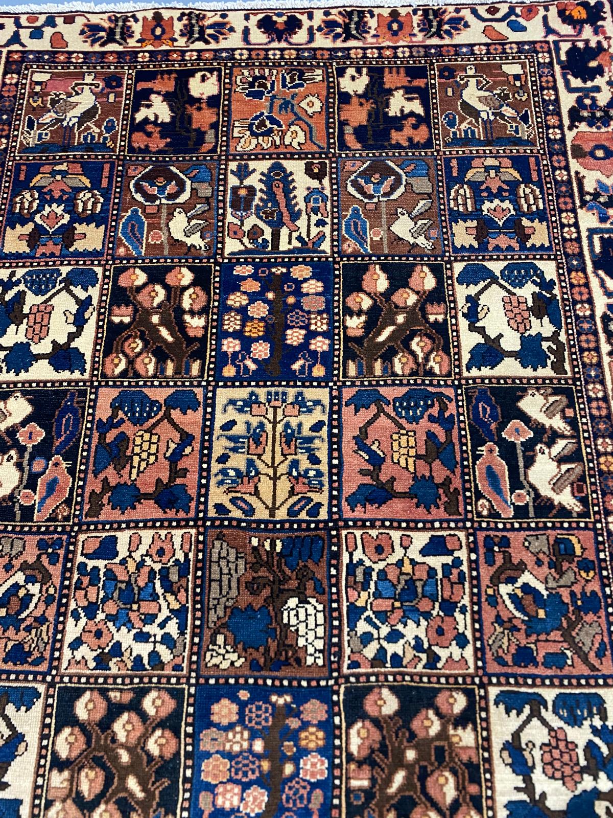 Oriental Handmade Vintage Rug  4'5" x 6'7" #21427