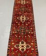 Oriental Handmade Vintage Rug  3'7" x 10'7" #21425