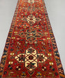 Oriental Handmade Vintage Rug  3'7" x 10'7" #21425