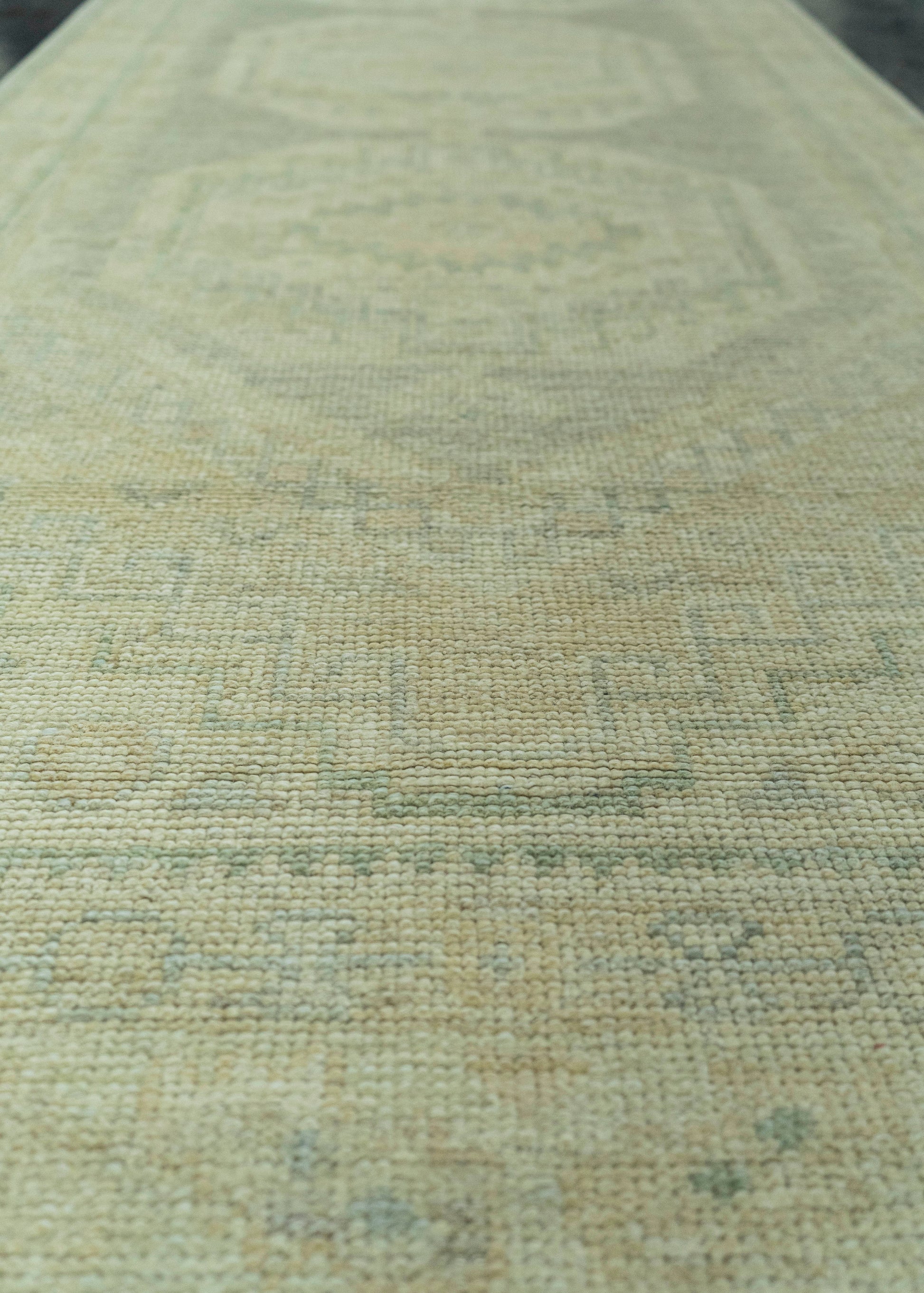 Turkish Oushak Rug 3' x 12'5" #19339