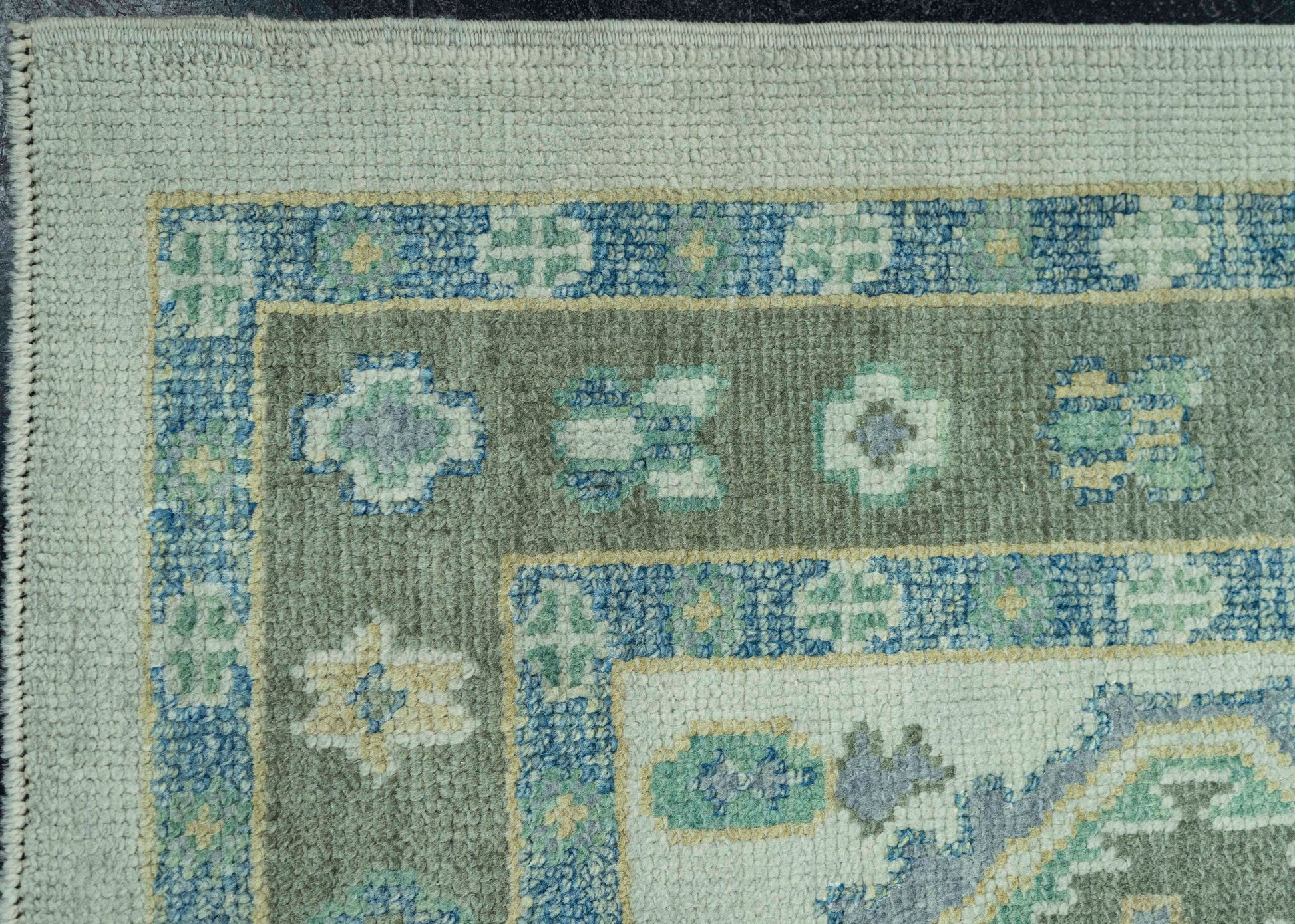 Turkish Oushak Rug 3' x 12'3" #19168