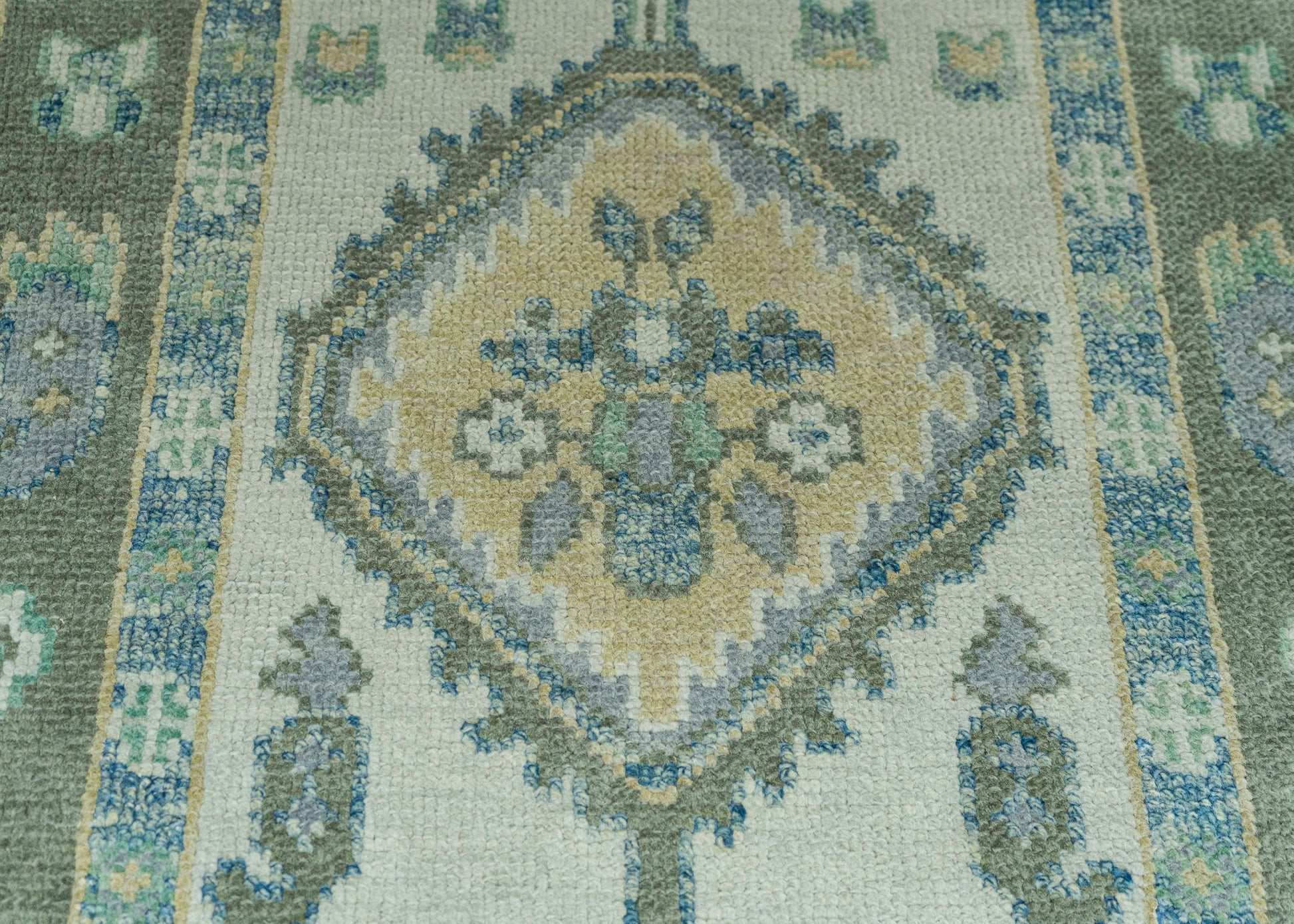 Turkish Oushak Rug 3' x 12'3" #19168