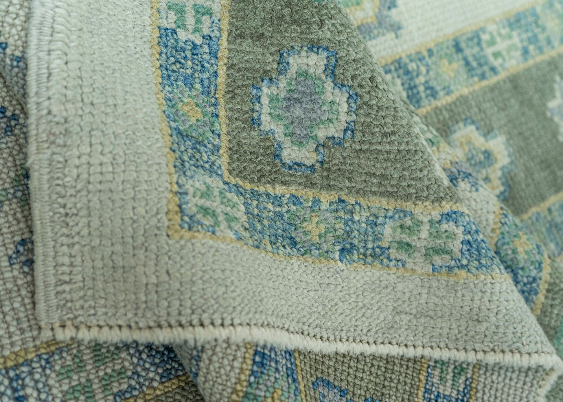 Turkish Oushak Rug 3' x 12'3" #19168