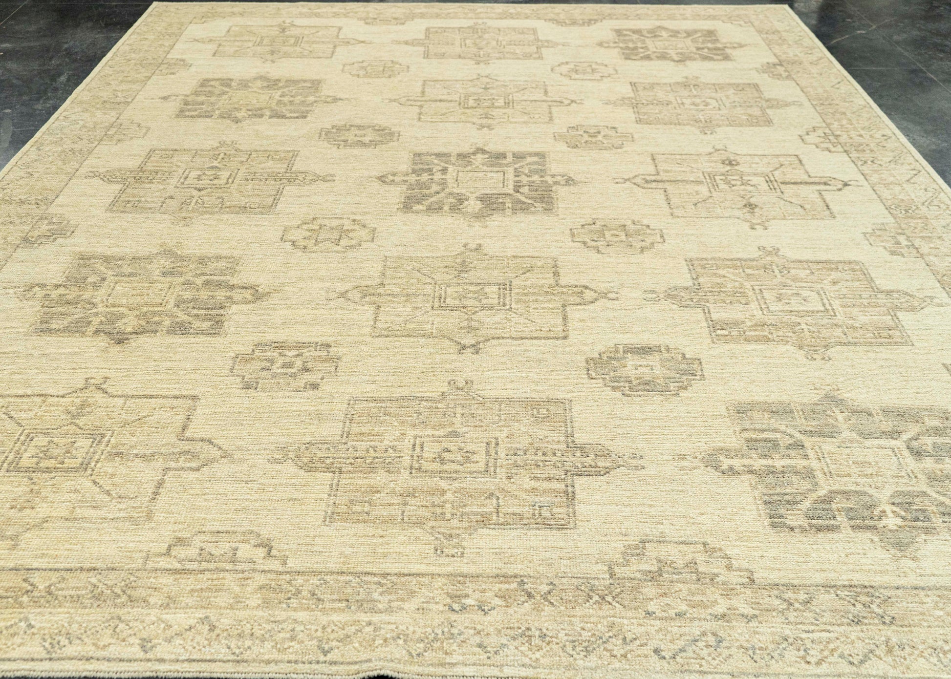 Turkish Oushak Rug 9'2" x 12'6" #23026