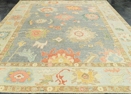 Turkish Oushak Rug 9'3" x 12'6" #22203