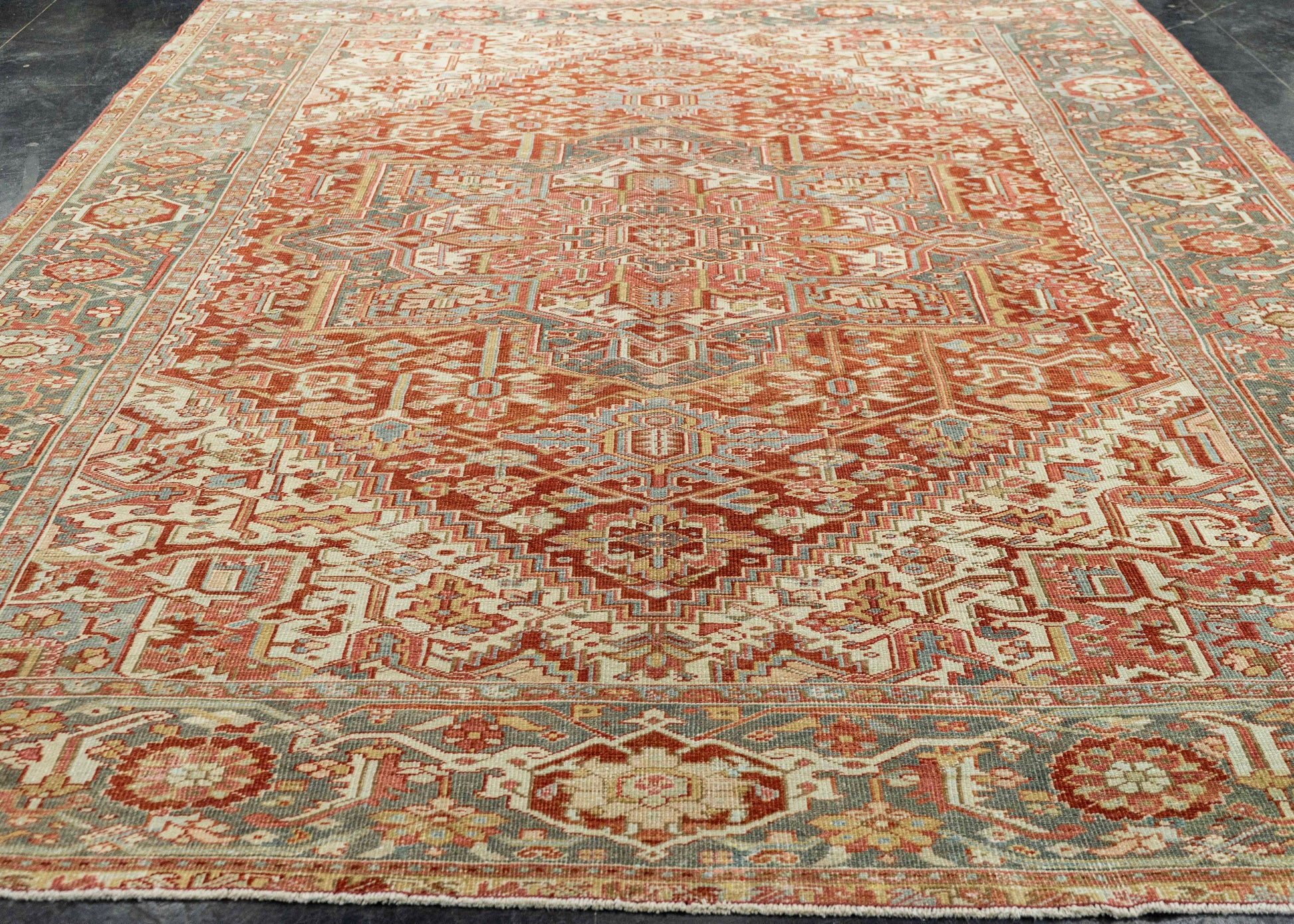 Turkish Vintage Rug  9'10" x 12'2" #22855