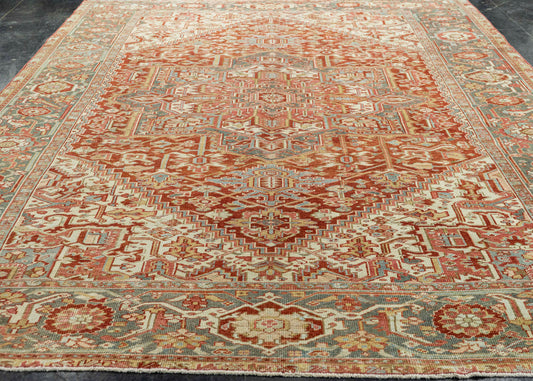 Turkish Vintage Rug  9'10" x 12'2" #22855