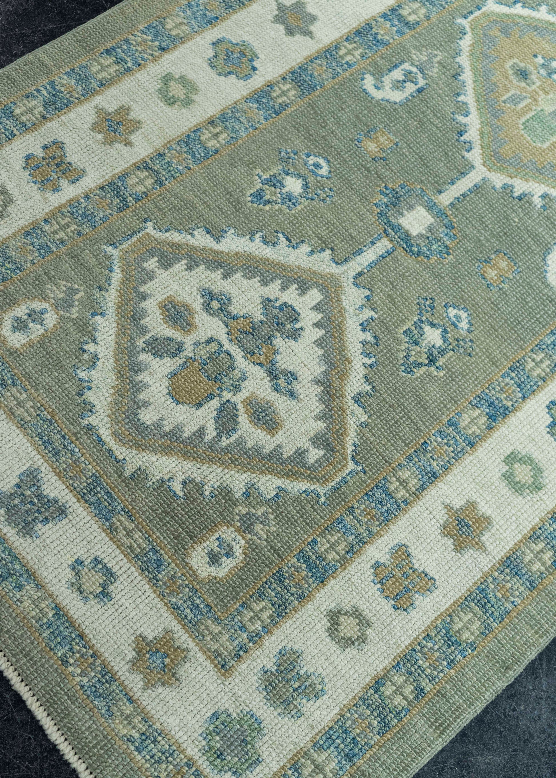 Turkish Oushak Rug 2'8" x 12'10" #19177