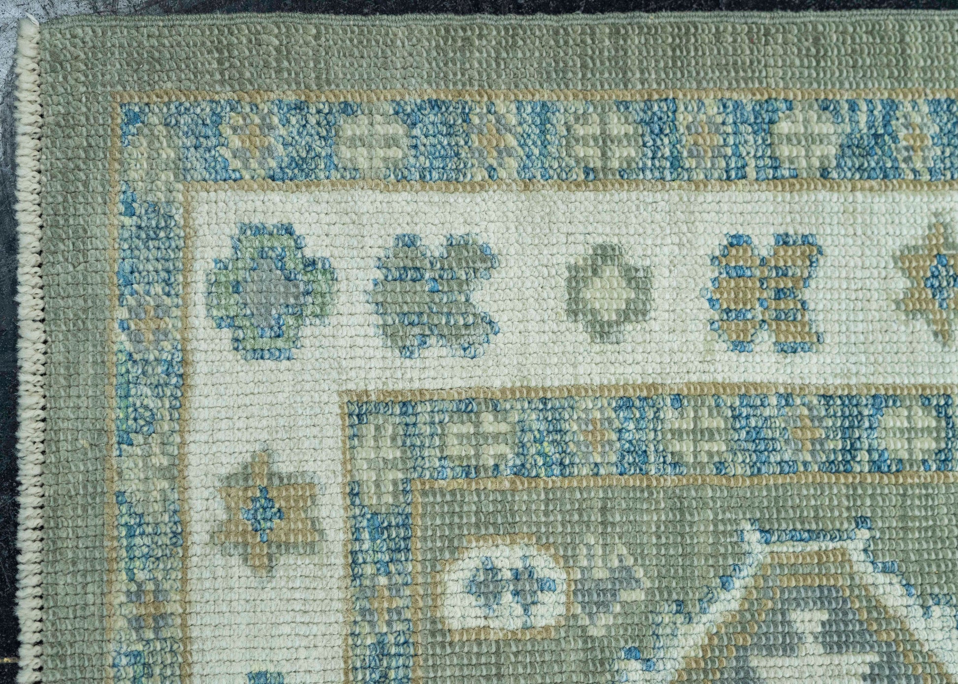Turkish Oushak Rug 2'8" x 12'10" #19177