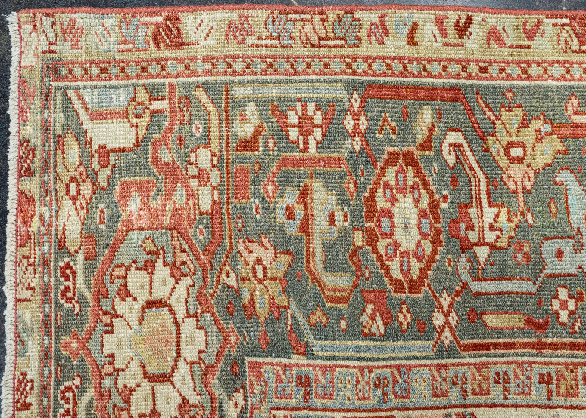 Turkish Vintage Rug  9'10" x 12'2" #22855