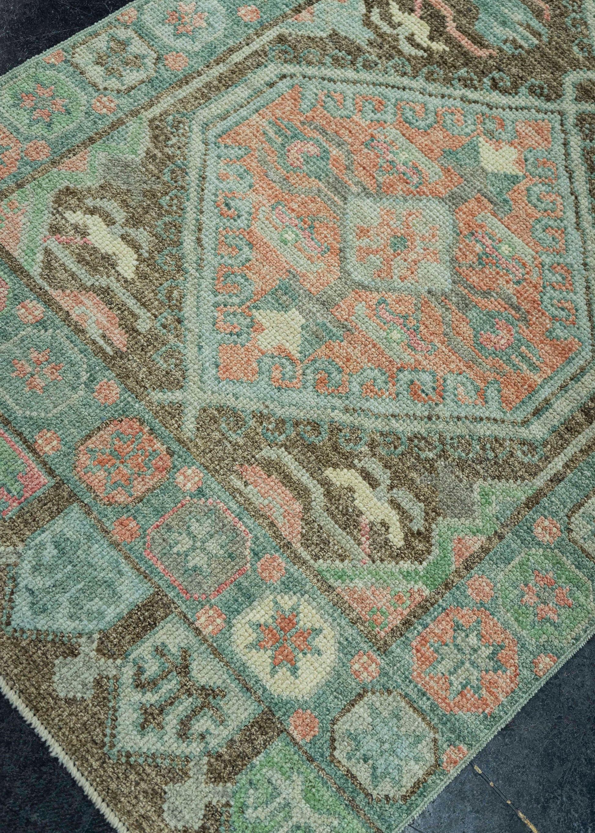 Turkish Oushak Rug 2'11" x 12'7" #20036