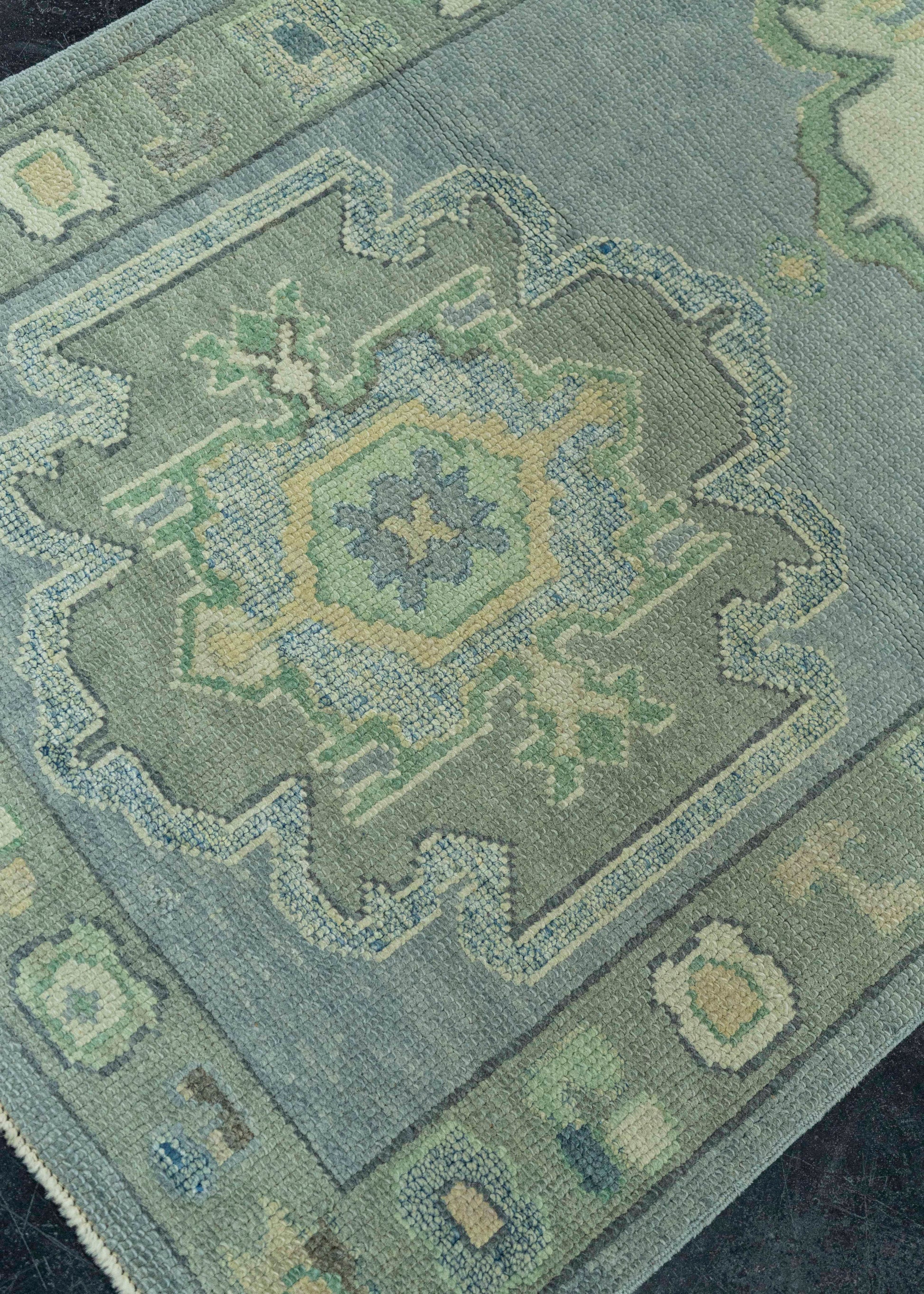 Turkish Oushak Rug 2'11" x 12'2" #19143