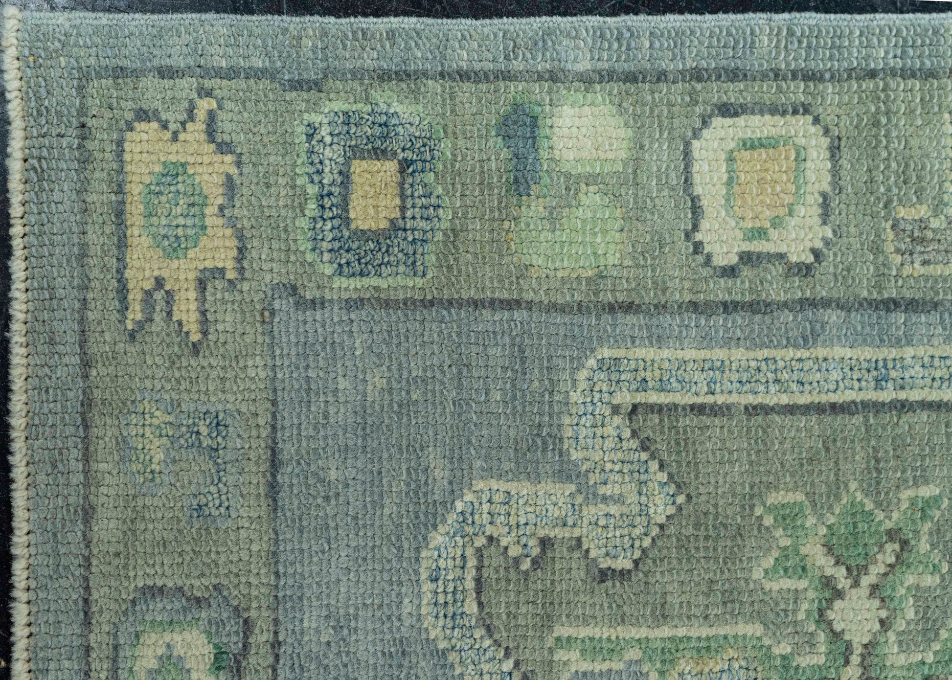Turkish Oushak Rug 2'11" x 12'2" #19143