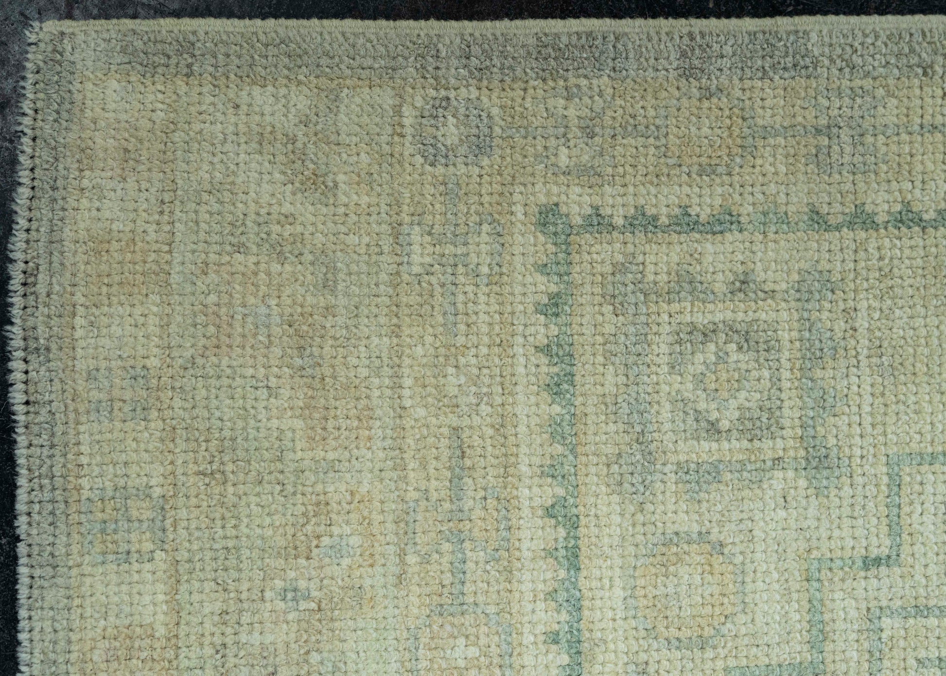 Turkish Oushak Rug 3' x 13'4" #19495