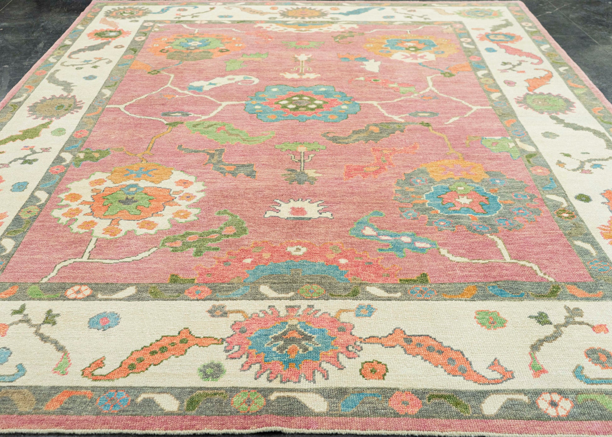 Turkish Oushak Rug 9'6" x 12' #23044