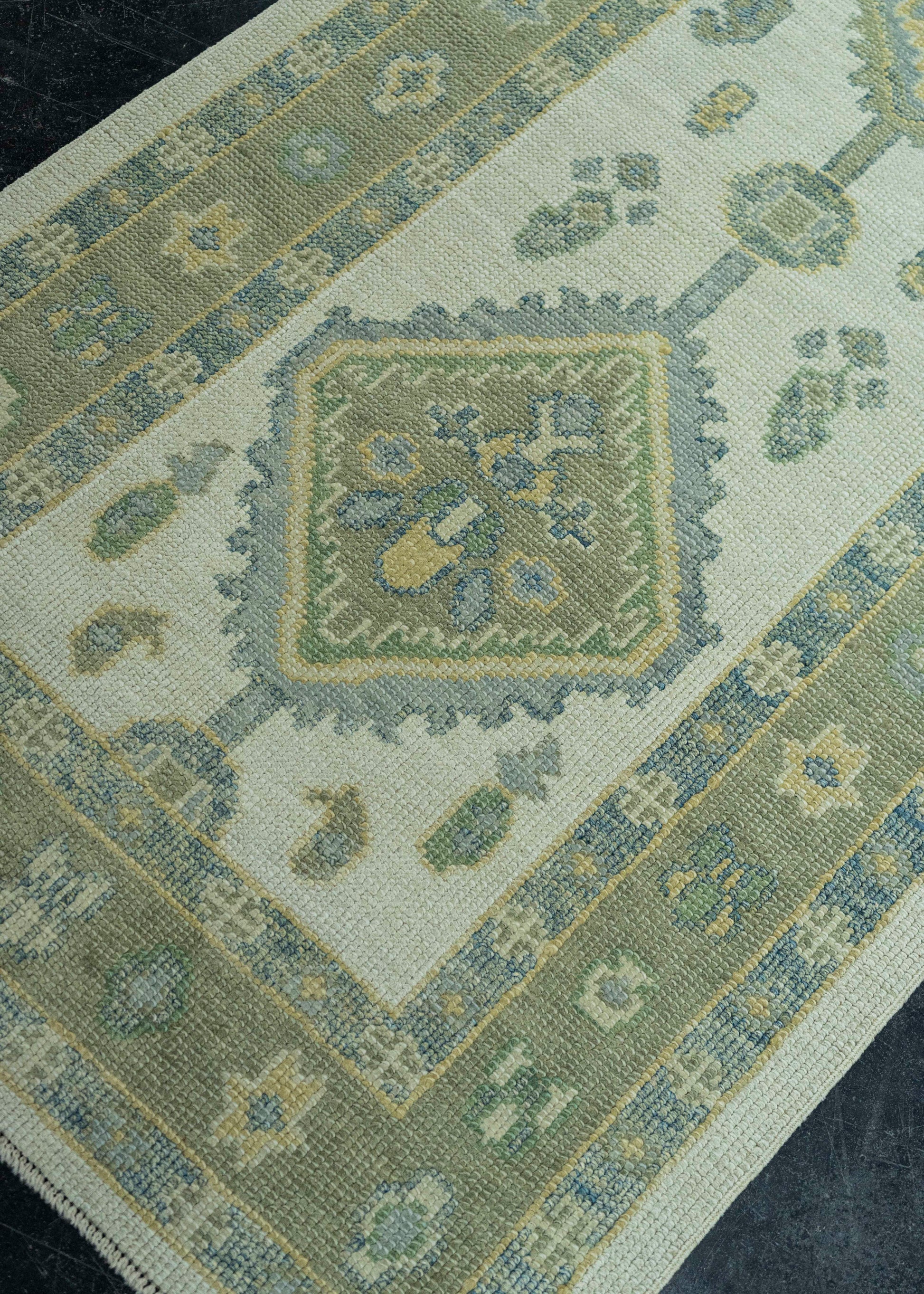 Turkish Oushak Rug 2'10" x 12'7" #19169