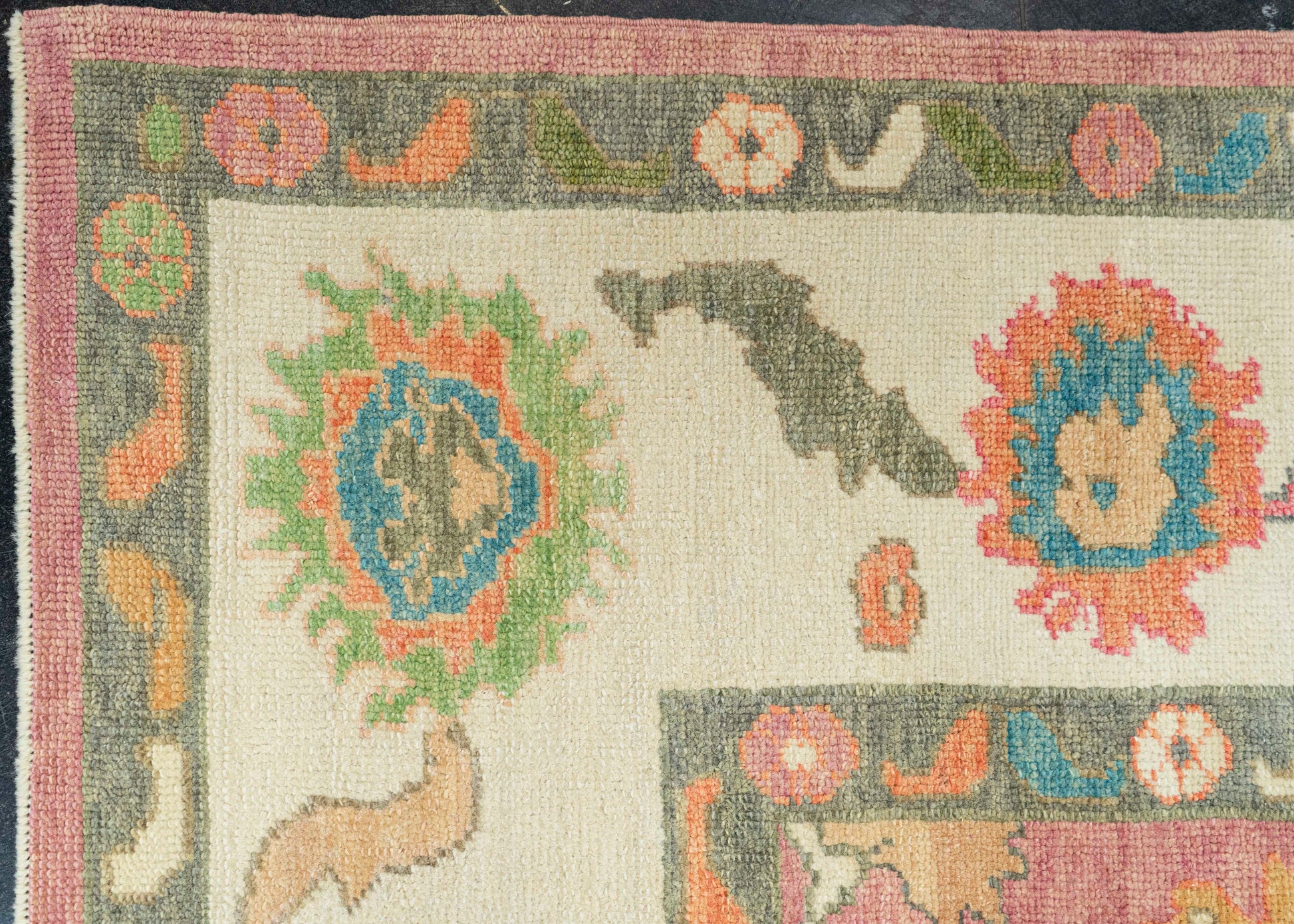 Turkish Oushak Rug 9'6" x 12' #23044