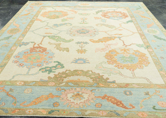 Turkish Oushak Rug 9'3" x 11'10" #22205