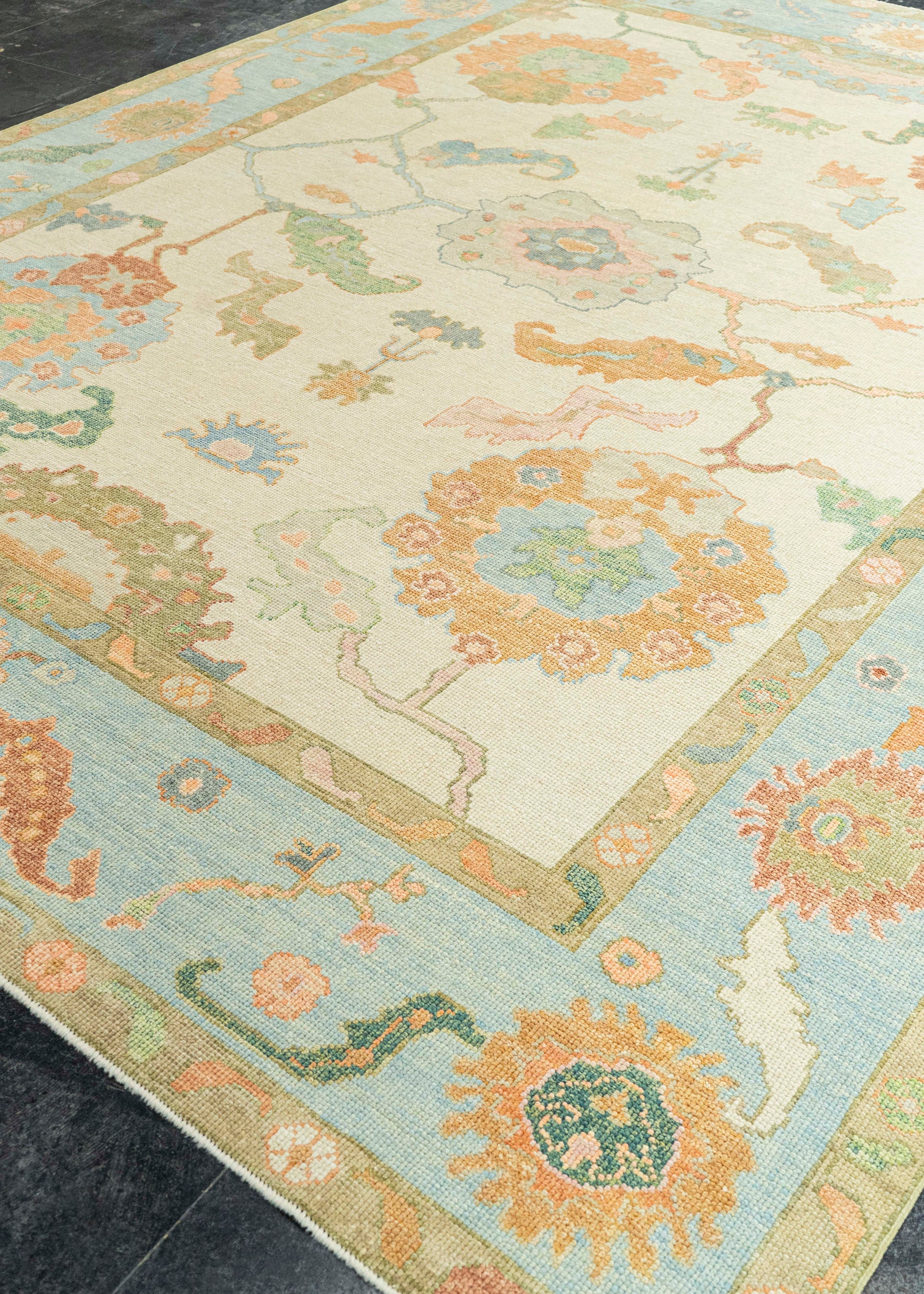Turkish Oushak Rug 9'3" x 11'10" #22205