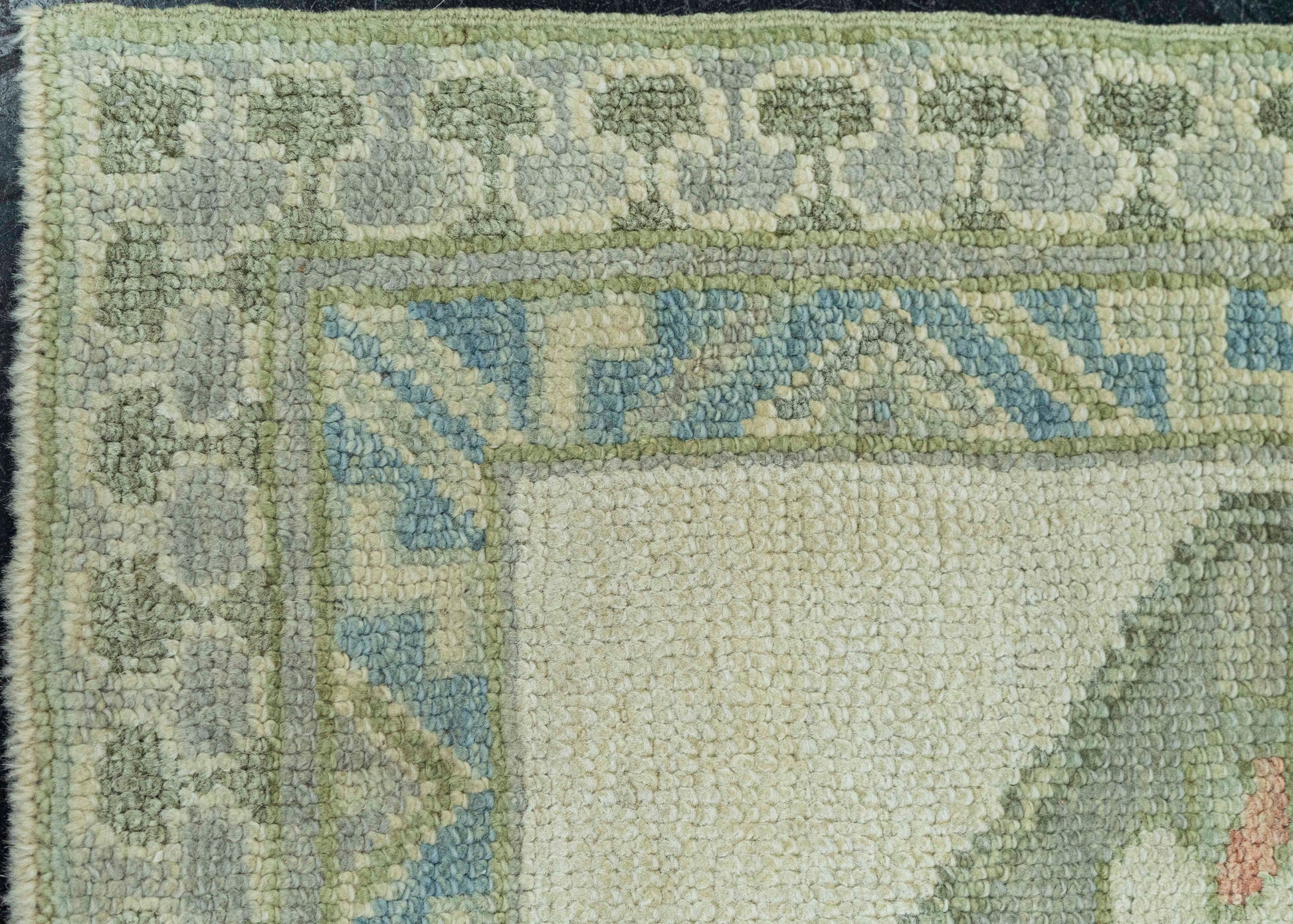 Turkish Oushak Rug 2'8" x 12'5" #19215