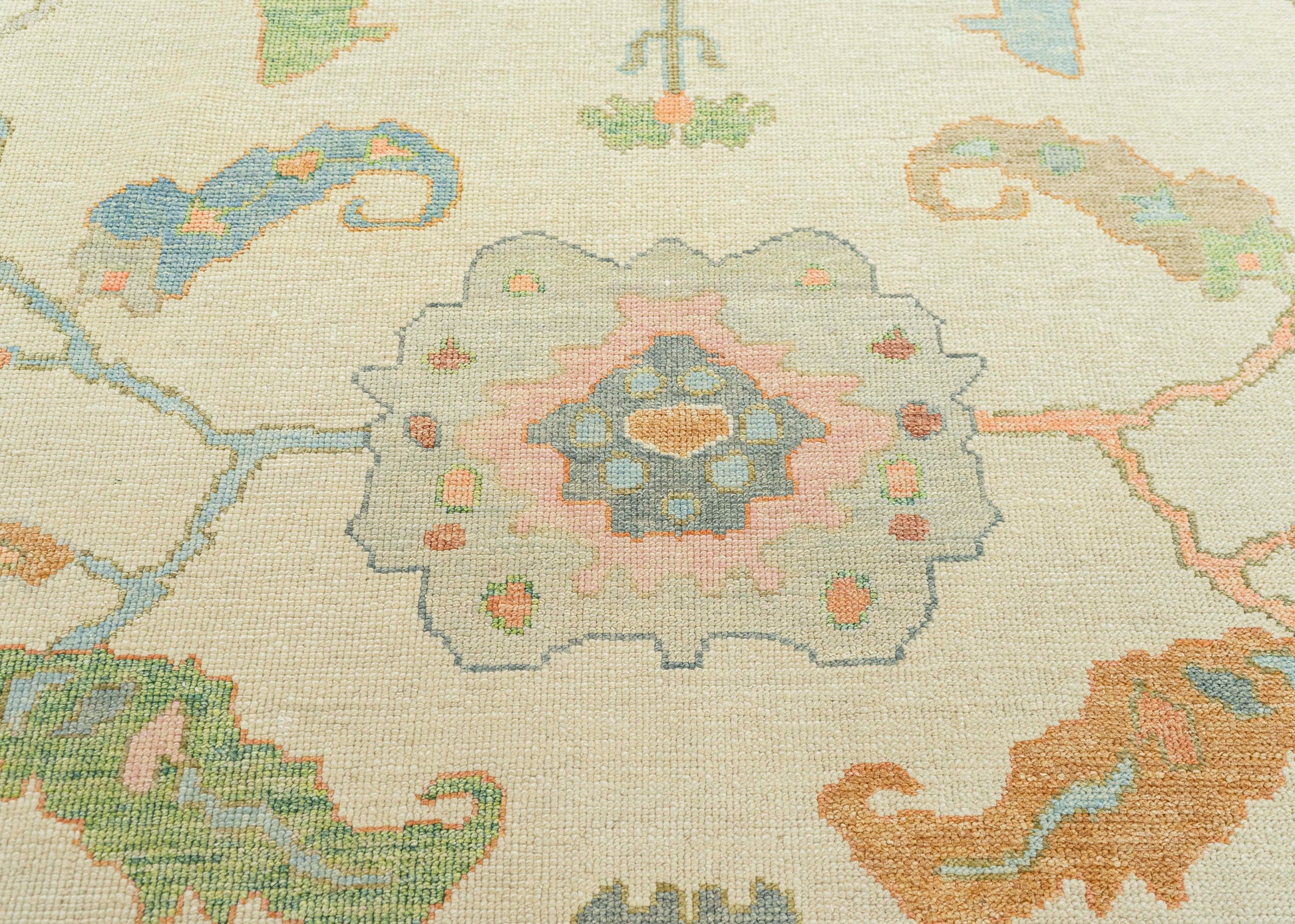 Turkish Oushak Rug 9'3" x 11'10" #22205