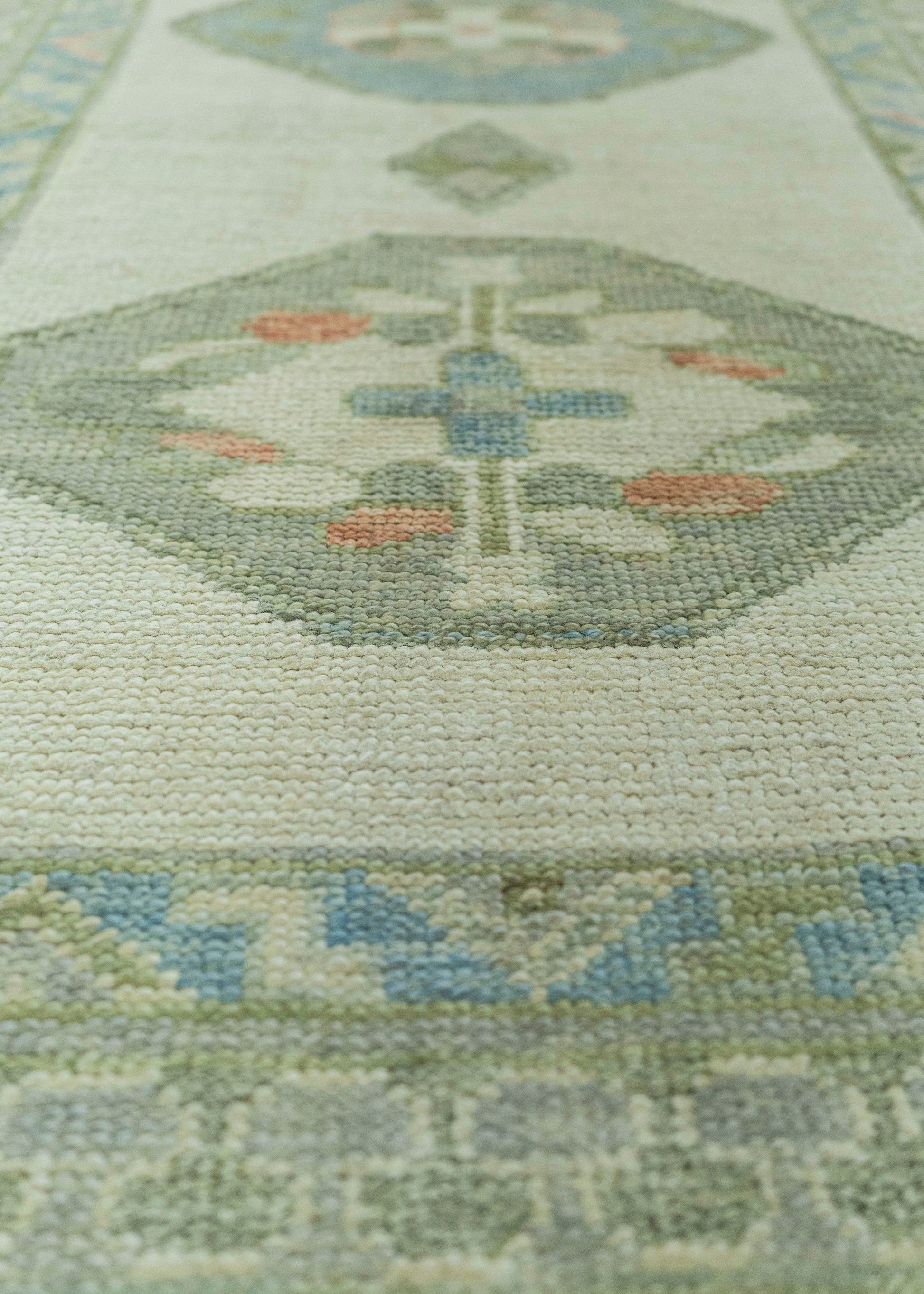 Turkish Oushak Rug 2'8" x 12'5" #19215