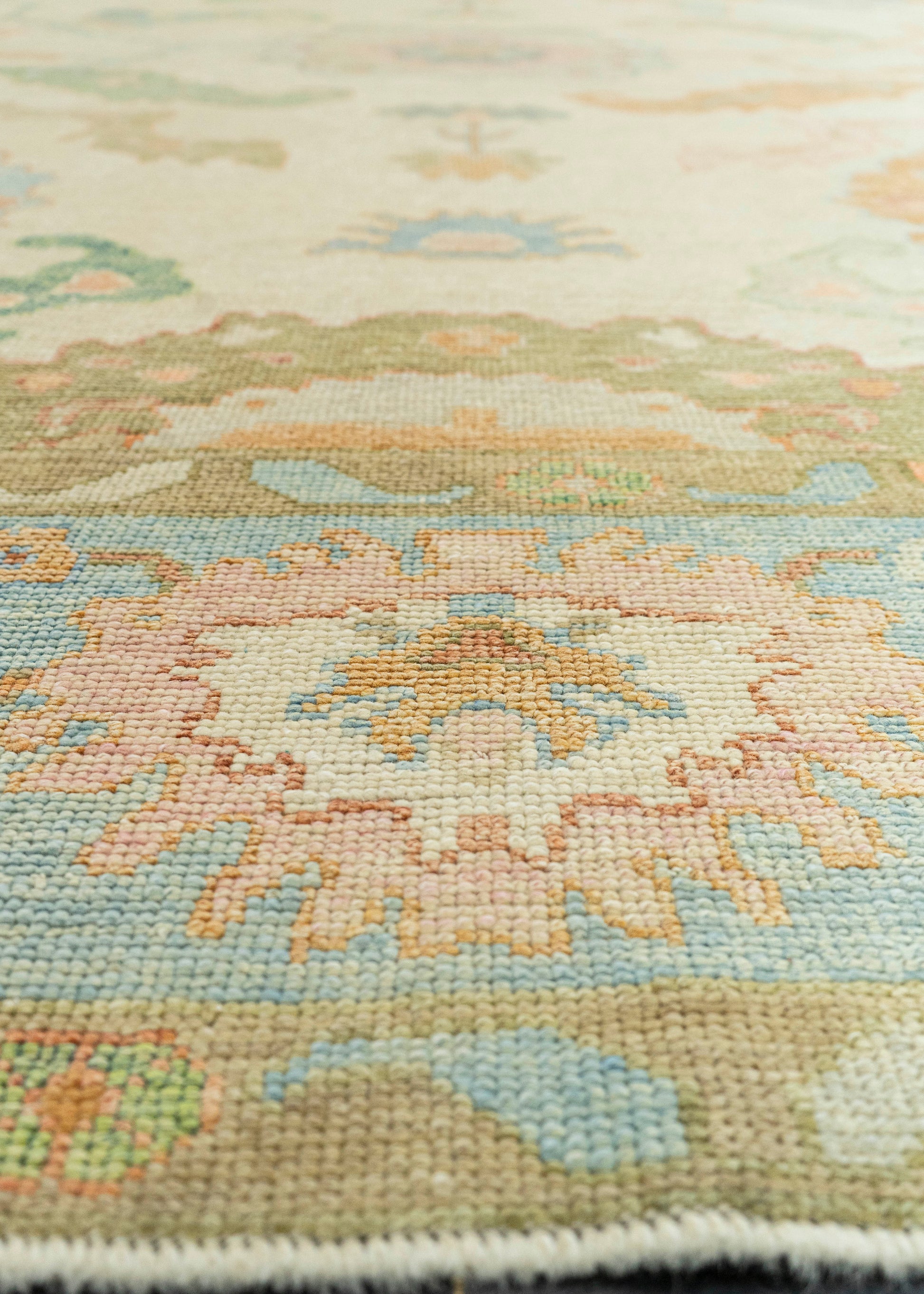 Turkish Oushak Rug 9'3" x 11'10" #22205