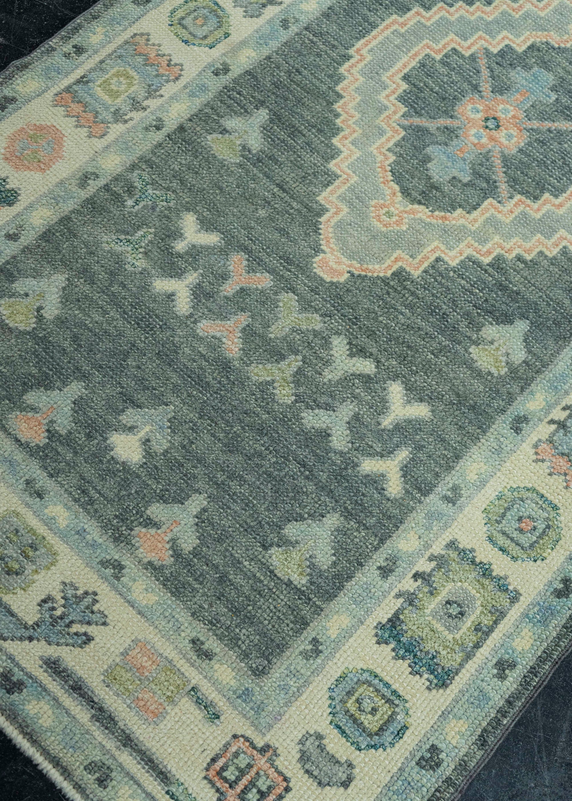 Turkish Oushak Rug 3' x 12'5" #19150
