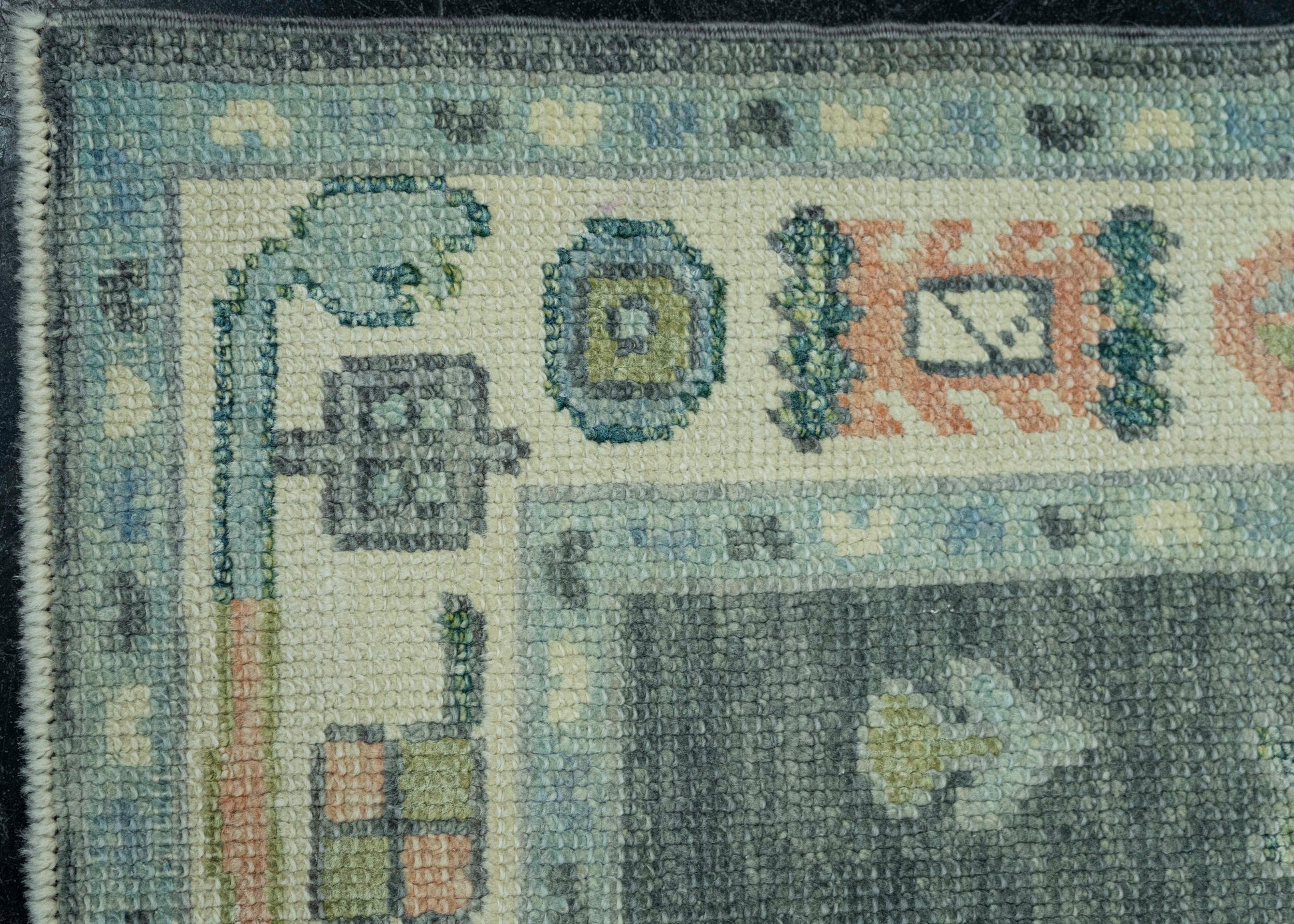 Turkish Oushak Rug 3' x 12'5" #19150