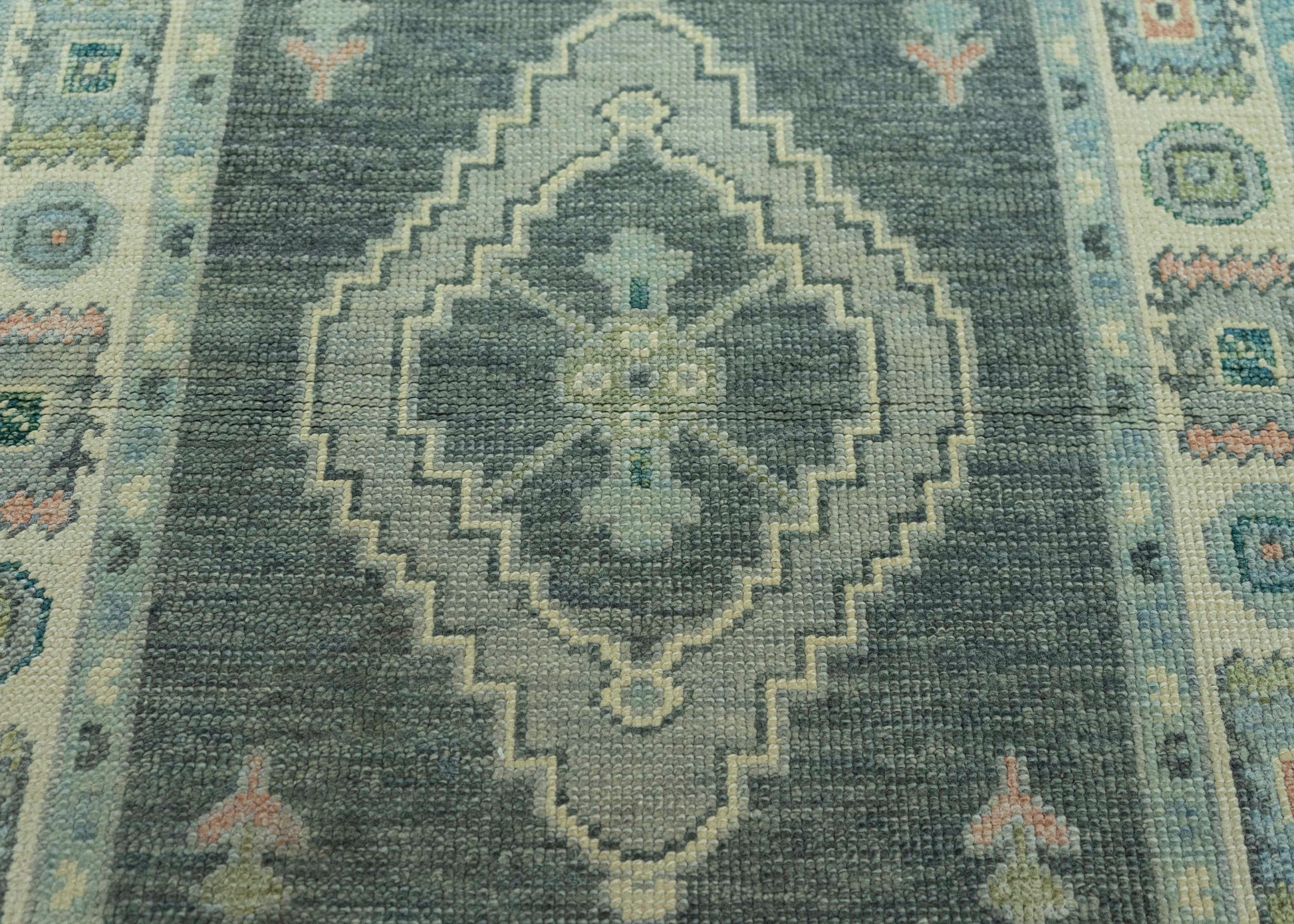 Turkish Oushak Rug 3' x 12'5" #19150