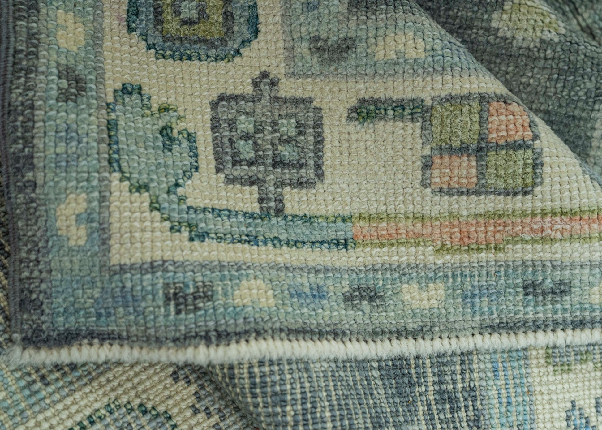 Turkish Oushak Rug 3' x 12'5" #19150