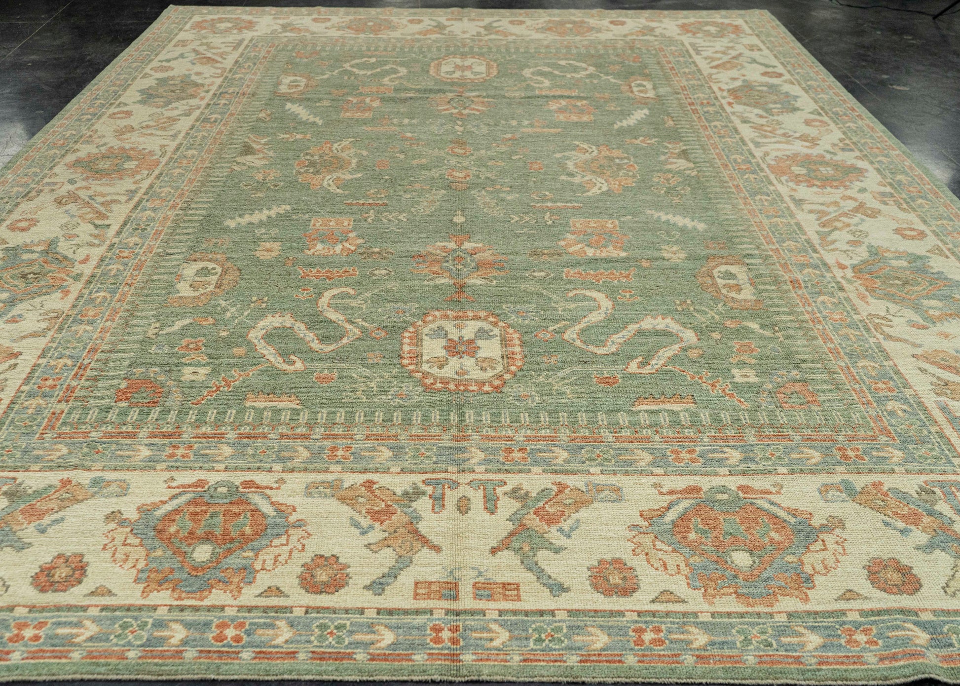 Turkish Oushak Rug 10'2" x 14'4" #23012