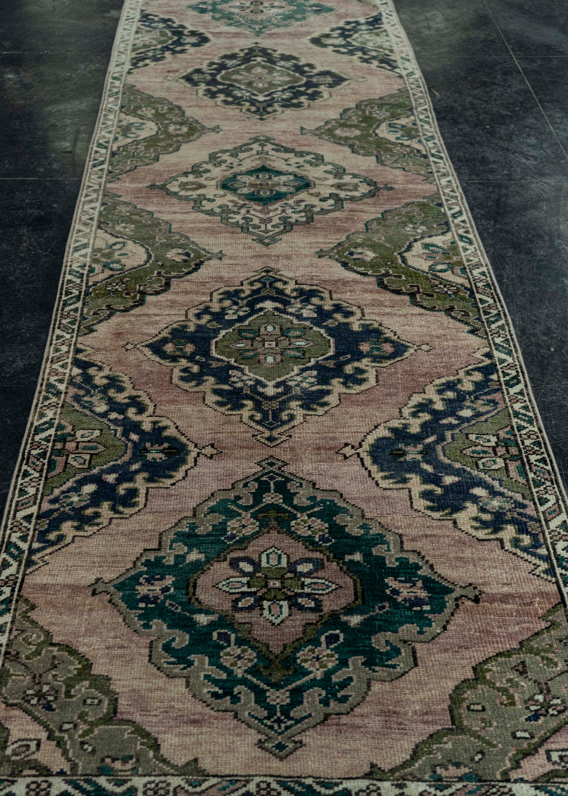 Turkish Vintage Rug 3'2" x 11'8" #20720