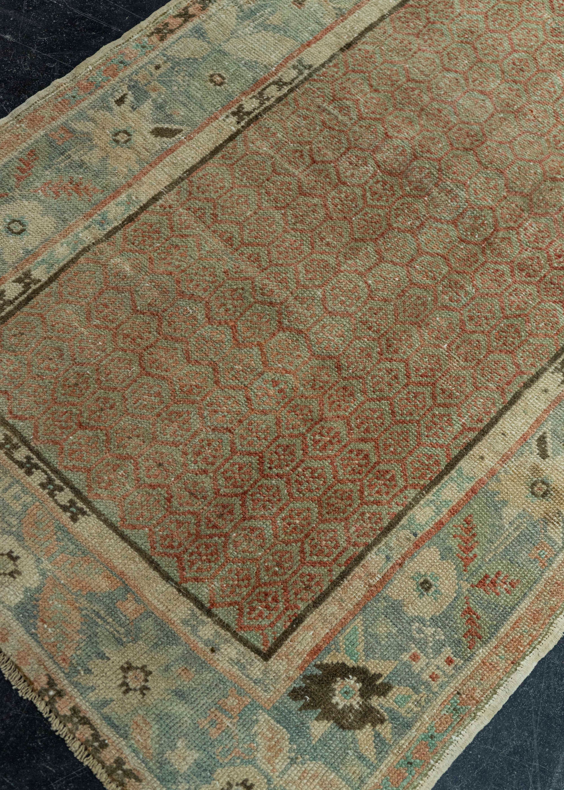 Turkish Vintage Rug 2'8" x 12'1" #20546