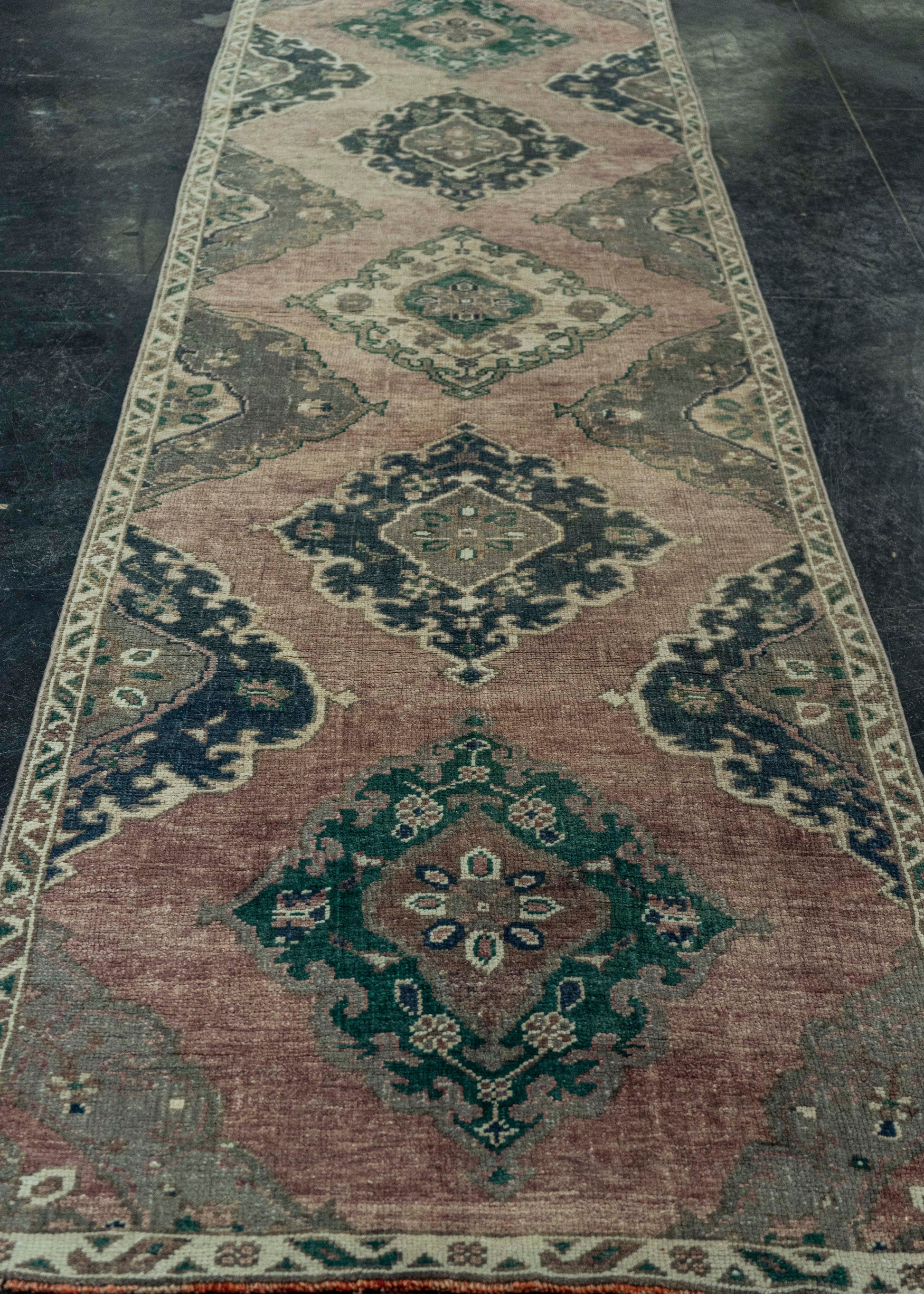 Turkish Vintage Rug 3'2" x 11'9" #20718