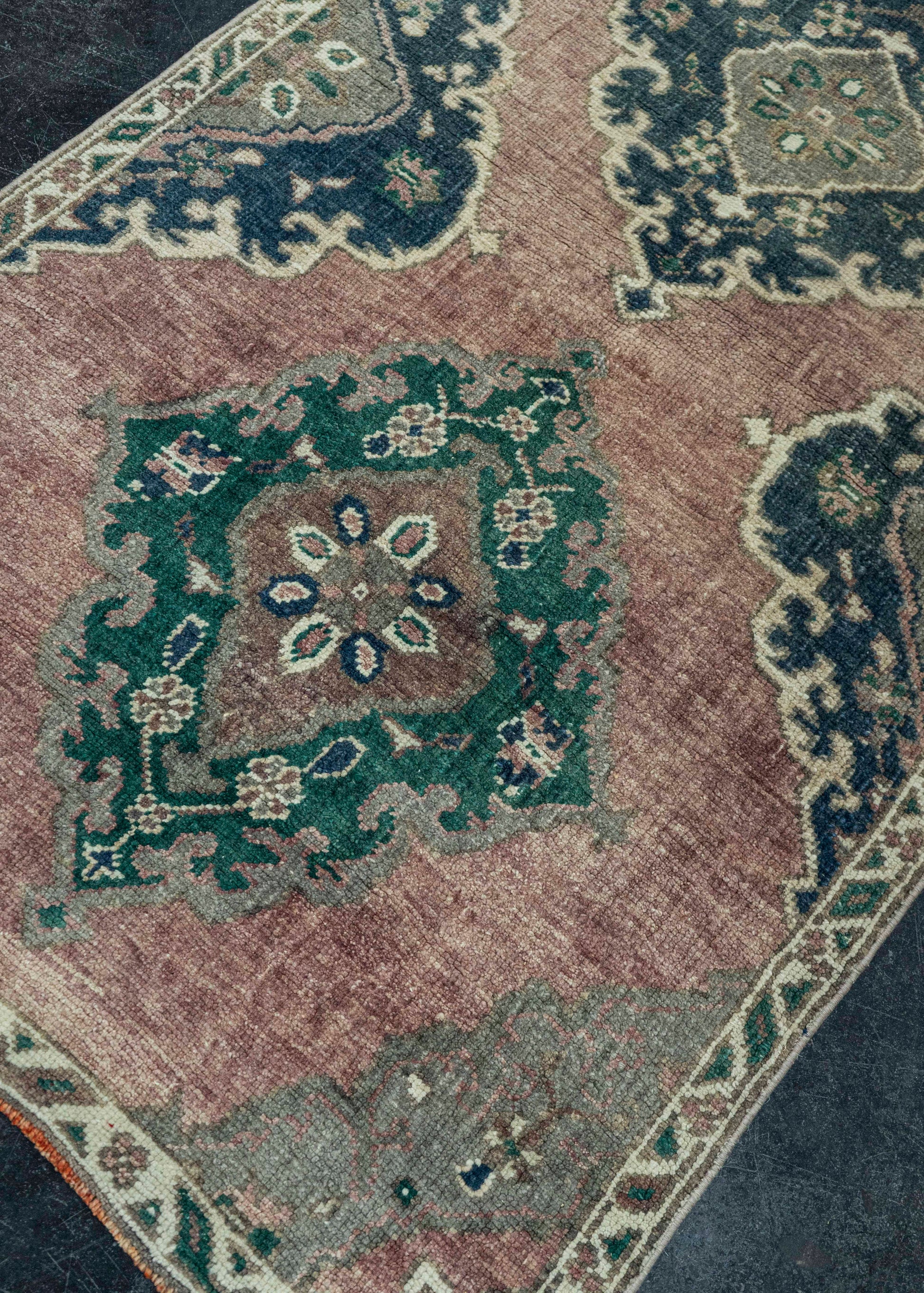 Turkish Vintage Rug 3'2" x 11'9" #20718