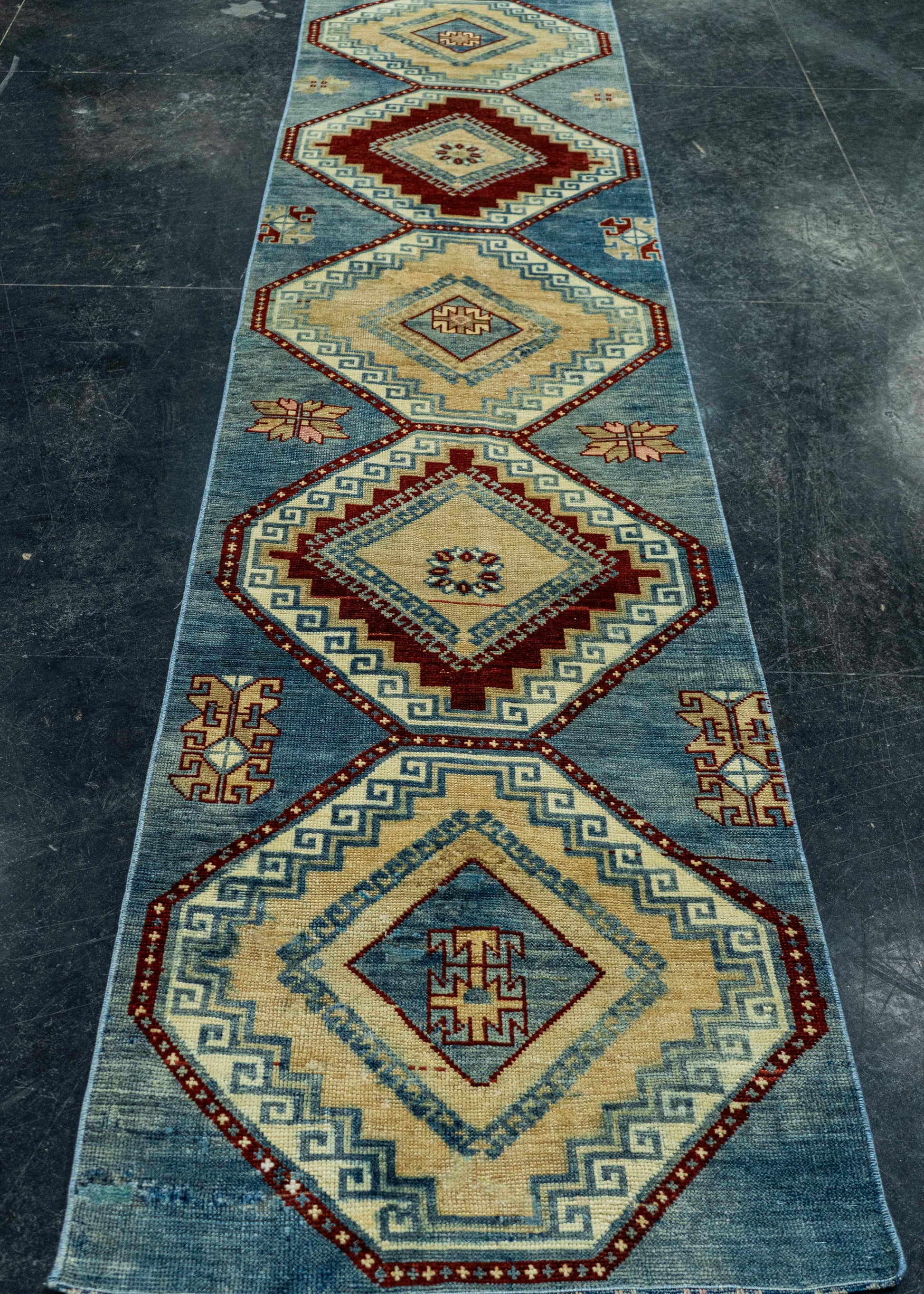 Turkish Vintage Rug 2'5" x 10'2" #20702