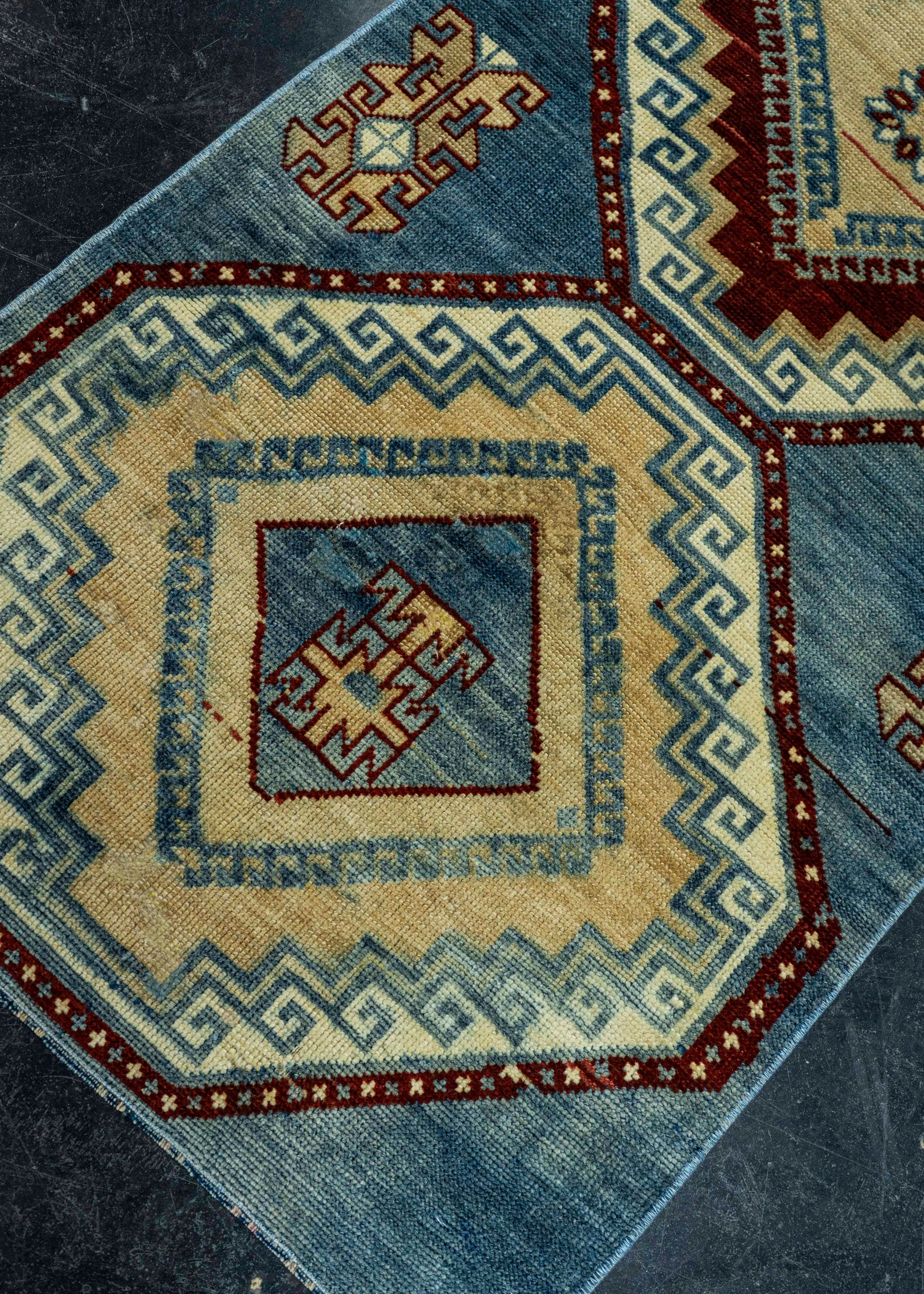 Turkish Vintage Rug 2'5" x 10'2" #20702