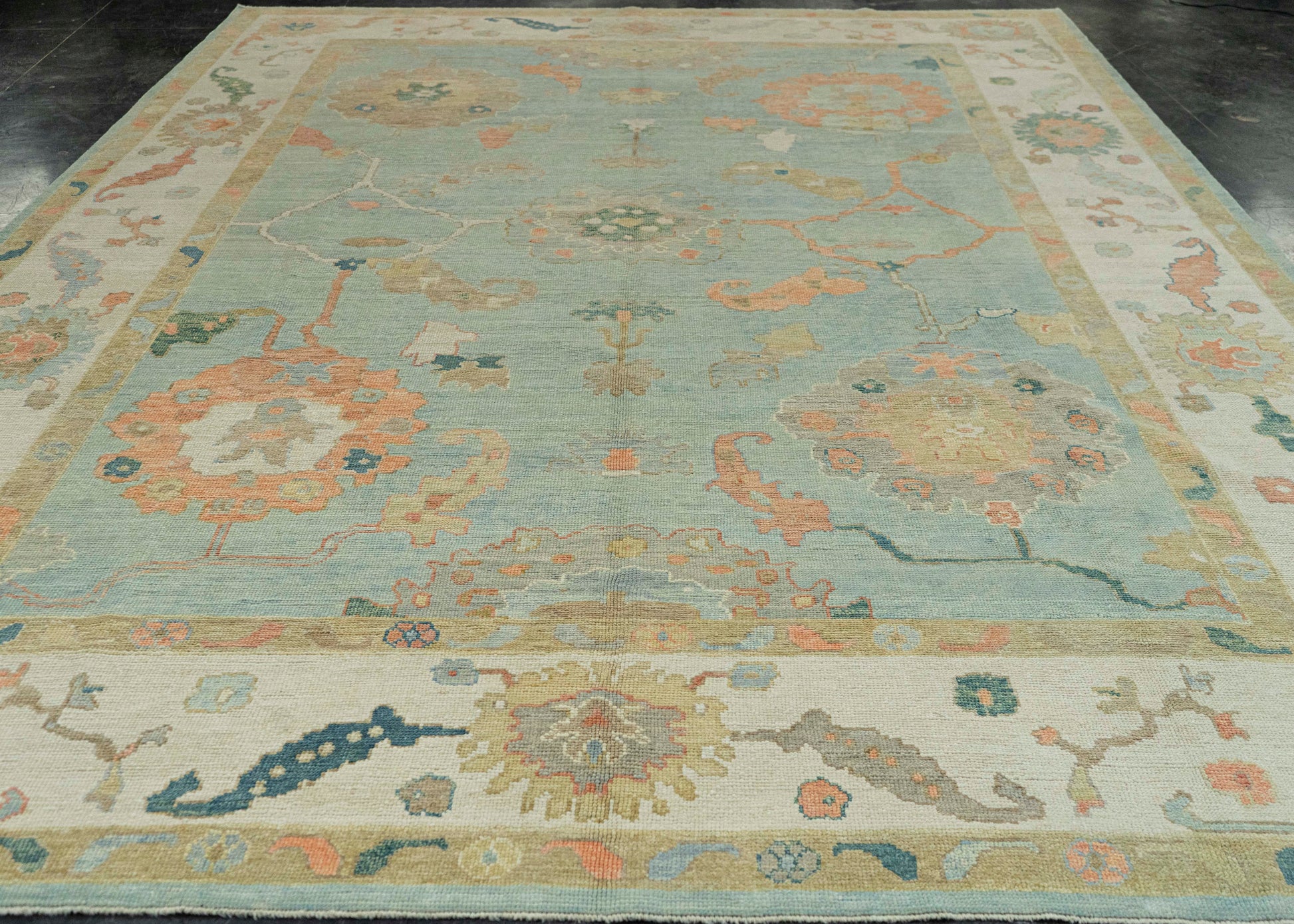 Turkish Oushak Rug 10'2" x 14'4" #22303