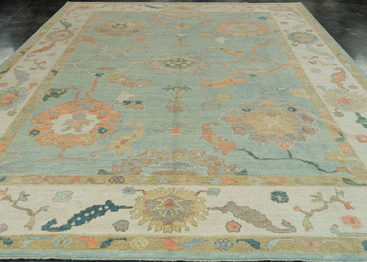 Turkish Oushak Rug 10'2" x 14'4" #22303