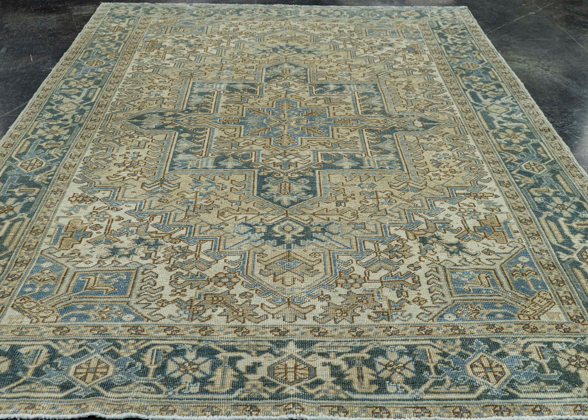 Turkish Vintage Rug  7'9" x 10'7" #23602
