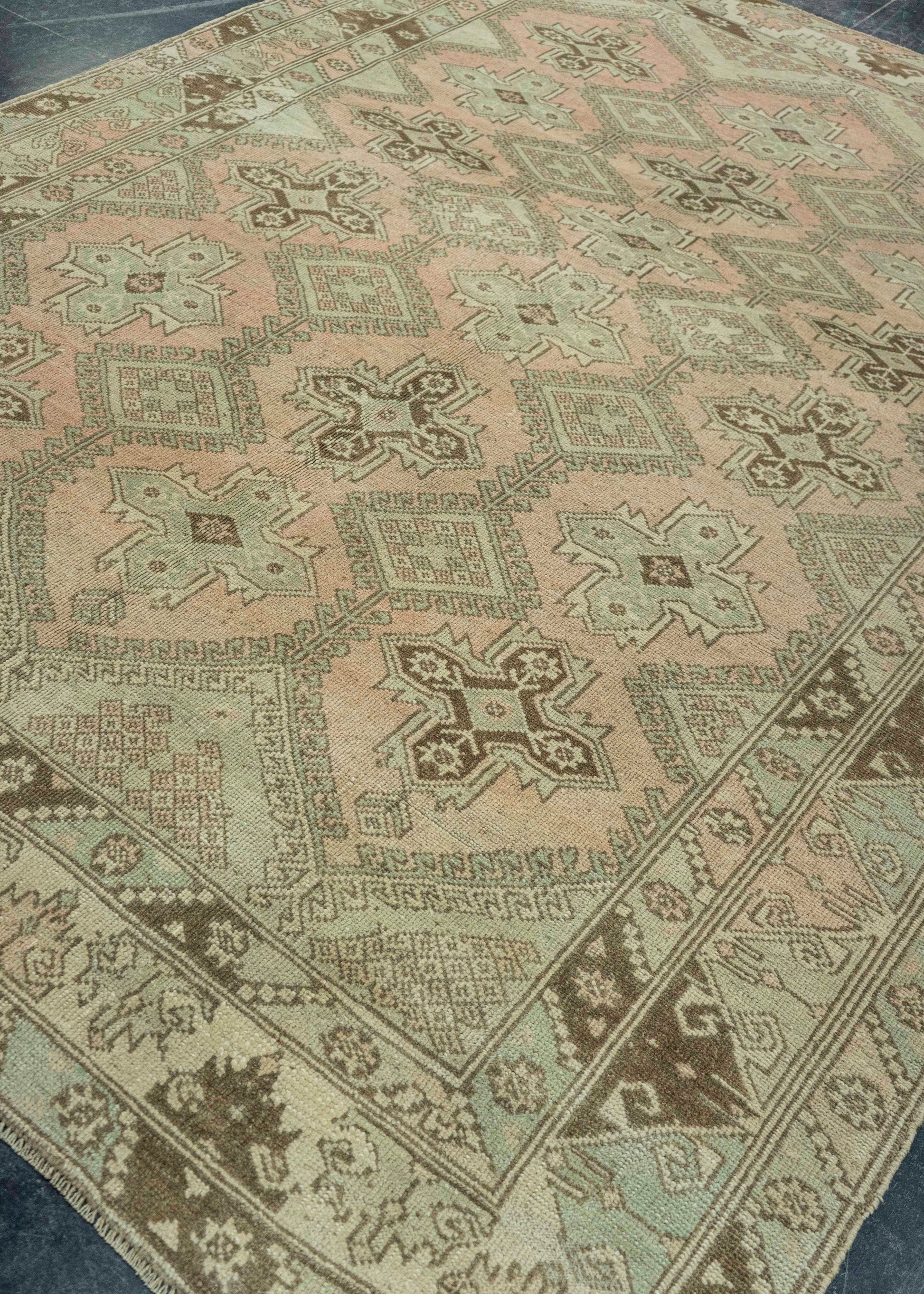 Turkish Vintage Rug 6'10" x 9'4" #20698